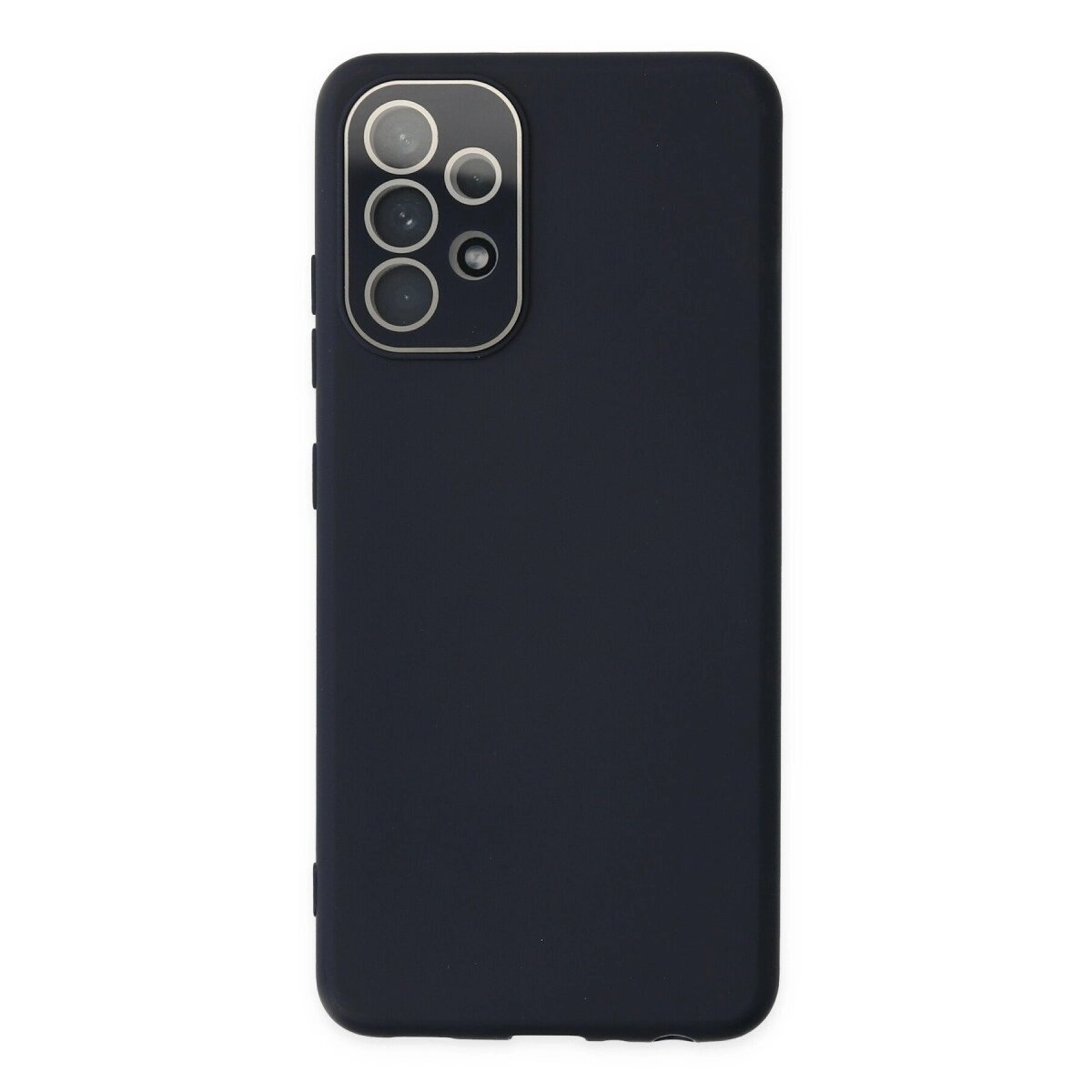 Samsung Galaxy A33 5g Kılıf Lansman Glass Kapak - Lacivert