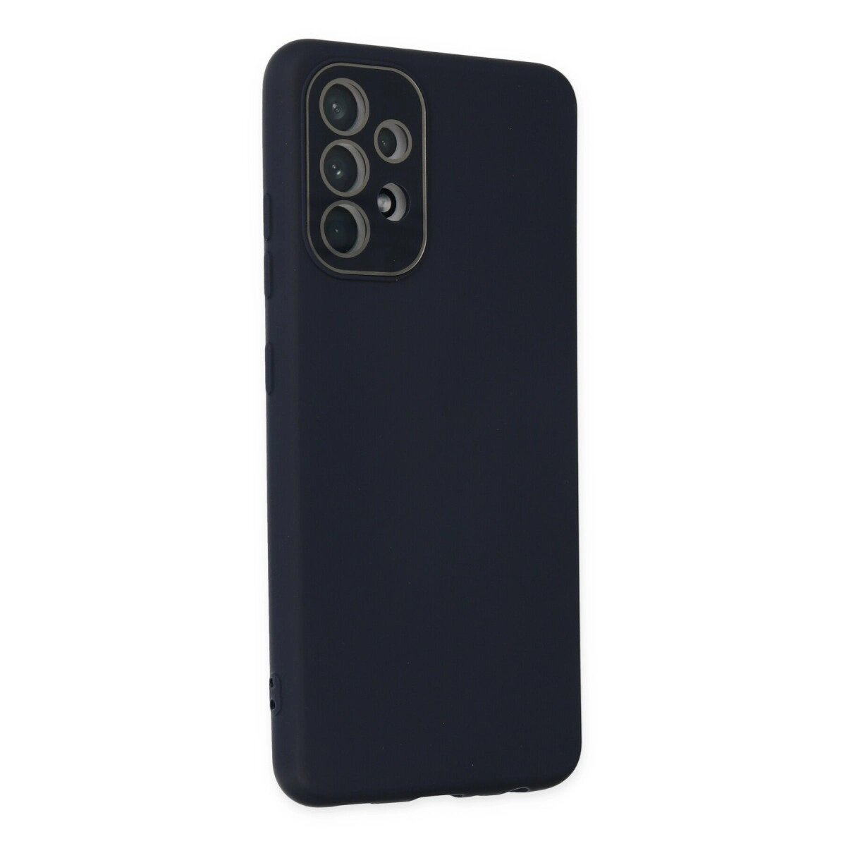 Samsung Galaxy A33 5g Kılıf Lansman Glass Kapak - Lacivert