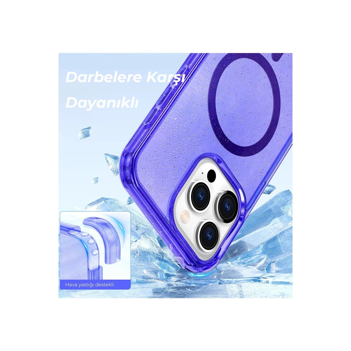 Apple İphone 14 Pro Kılıf Magsafe Kapak - Turuncu Apple İphone 14 Pro Kılıf Magsafe Kapak - Turuncu