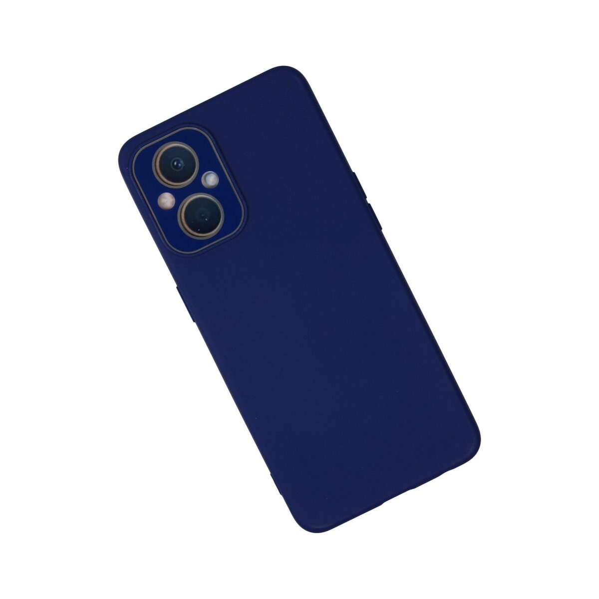 Oppo Reno 7 Lite Kılıf Lansman Glass Kapak - Sky Blue Oppo Reno 7 Lite Kılıf Lansman Glass Kapak - Sky Blue