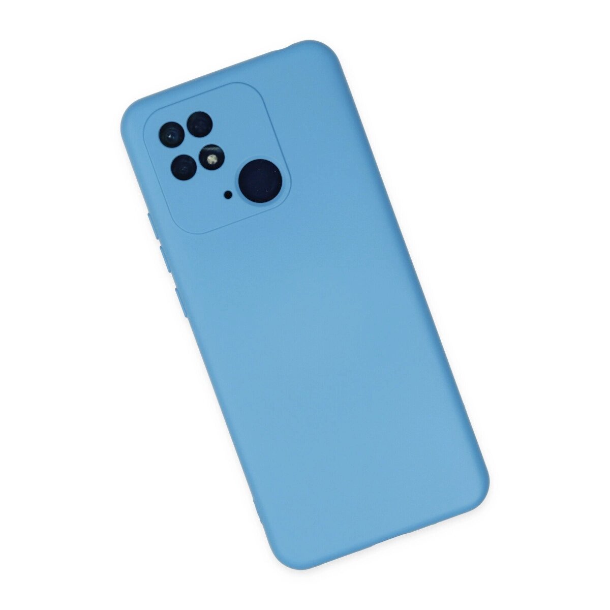 Xiaomi Redmi 10c Kılıf Nano İçi Kadife Silikon - Mavi Xiaomi Redmi 10c Kılıf Nano İçi Kadife Silikon - Mavi