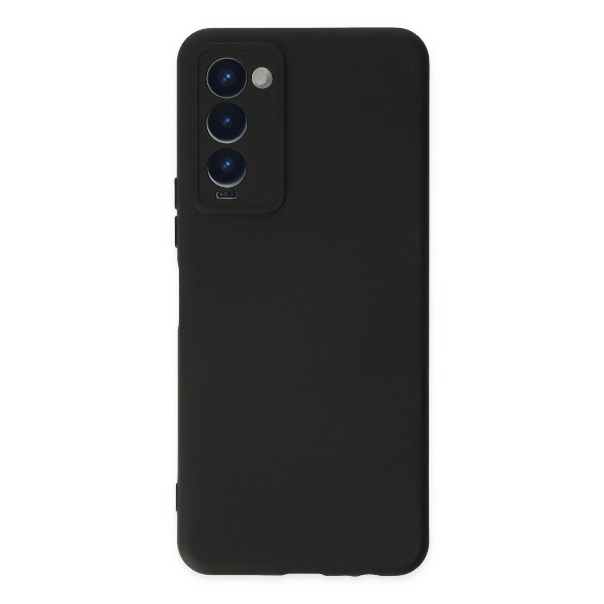 Tecno Camon 18 Kılıf Nano İçi Kadife Silikon - Siyah Tecno Camon 18 Kılıf Nano İçi Kadife Silikon - Siyah
