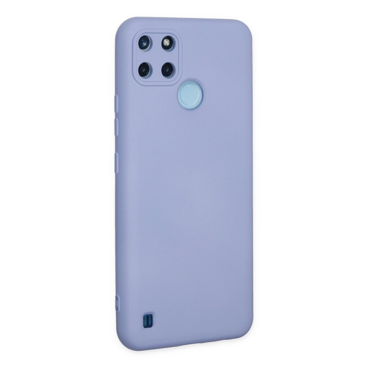 Realme C25y Kılıf Nano İçi Kadife Silikon - Lila Realme C25y Kılıf Nano İçi Kadife Silikon - Lila