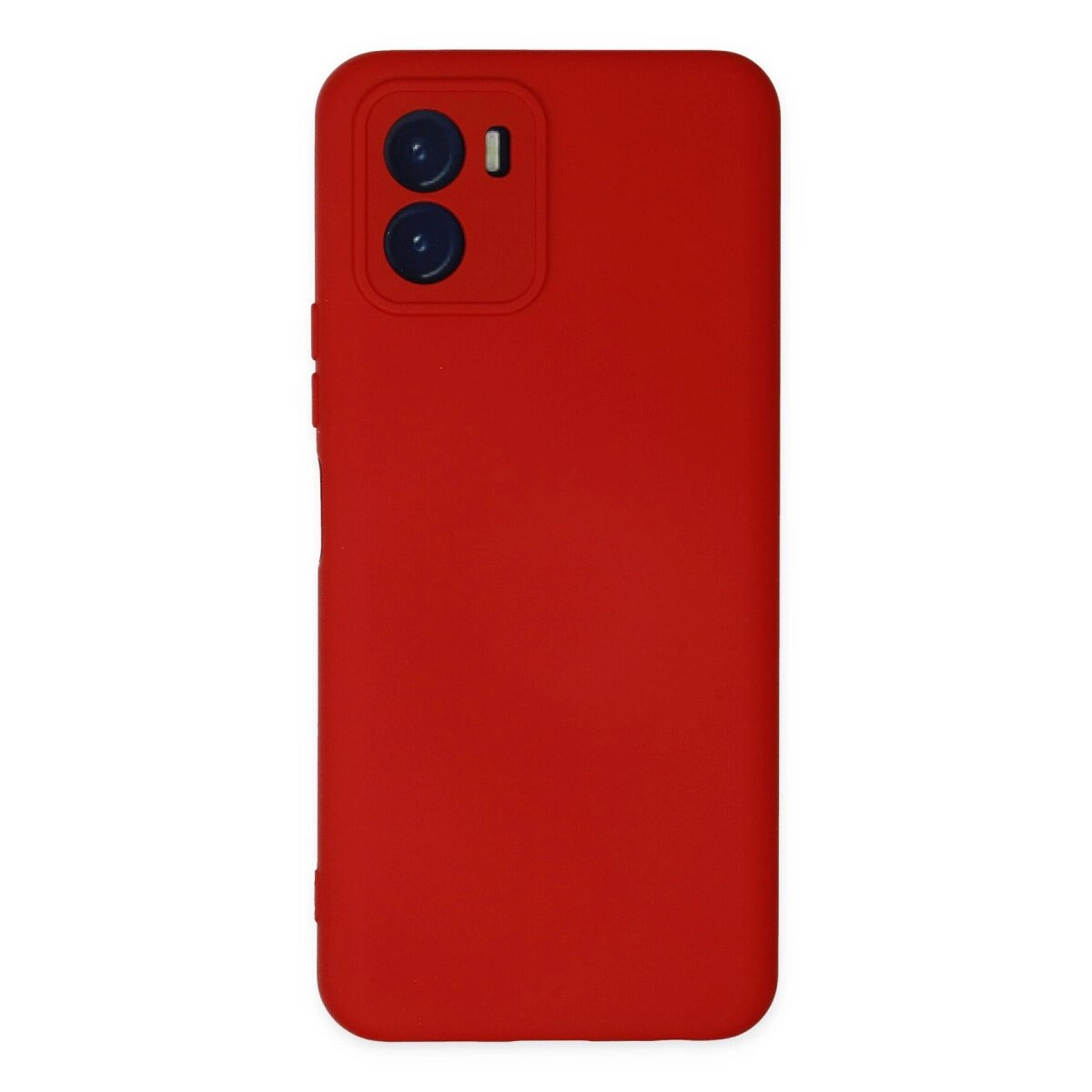Vivo Y15s Kılıf Nano İçi Kadife Silikon - Kırmızı