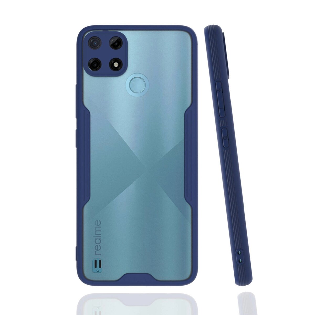 Realme C25y Kılıf Platin Silikon - Lacivert Realme C25y Kılıf Platin Silikon - Lacivert