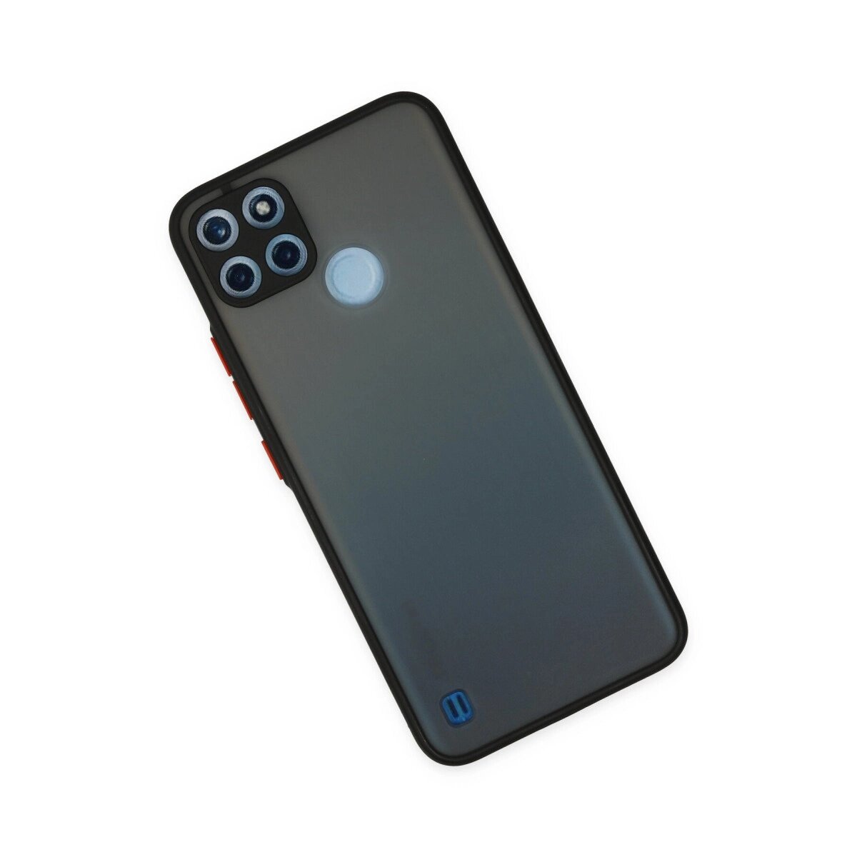 Realme C21y Kılıf Montreal Silikon Kapak - Siyah Realme C21y Kılıf Montreal Silikon Kapak - Siyah