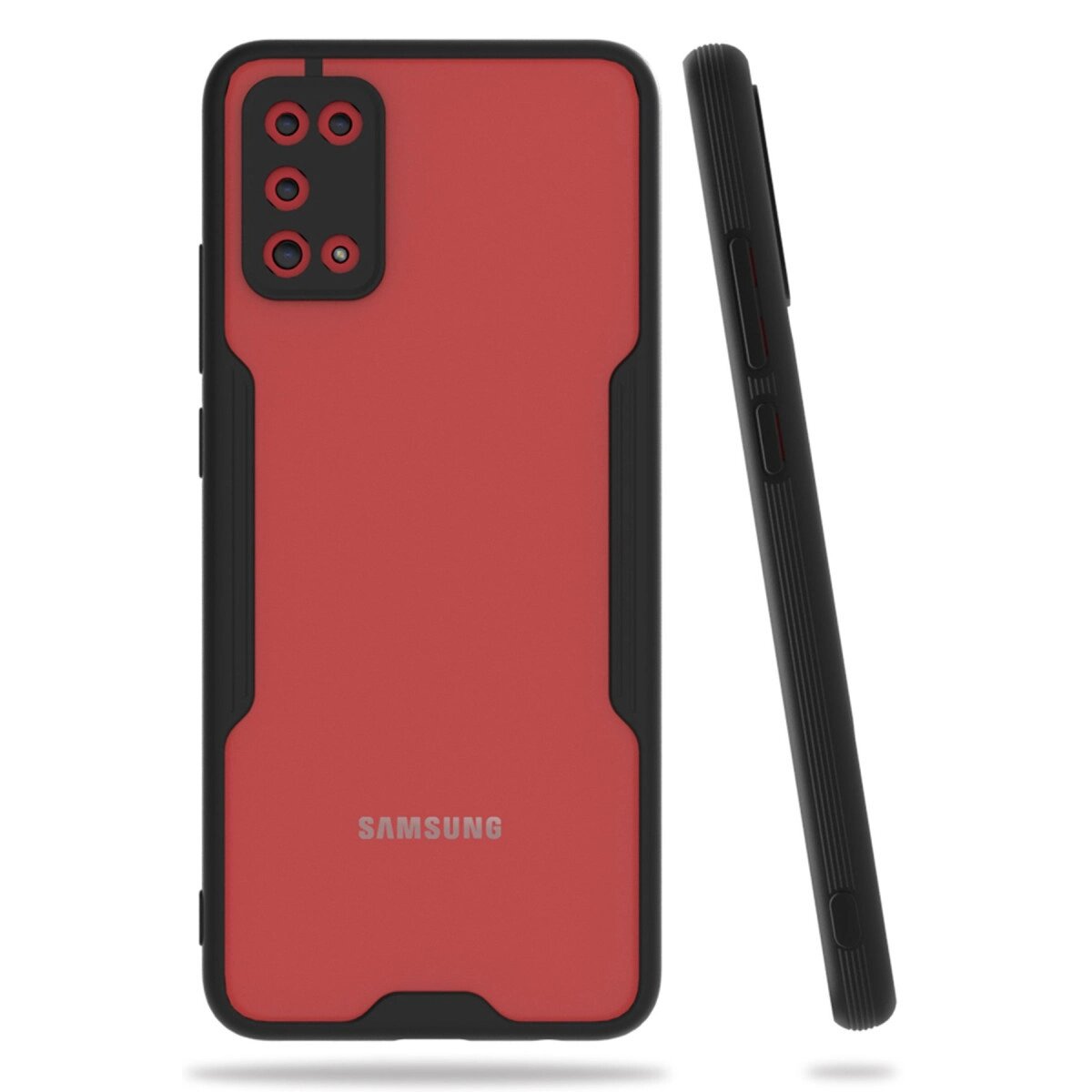 Samsung Galaxy A02s Kılıf Platin Silikon - Siyah Samsung Galaxy A02s Kılıf Platin Silikon - Siyah