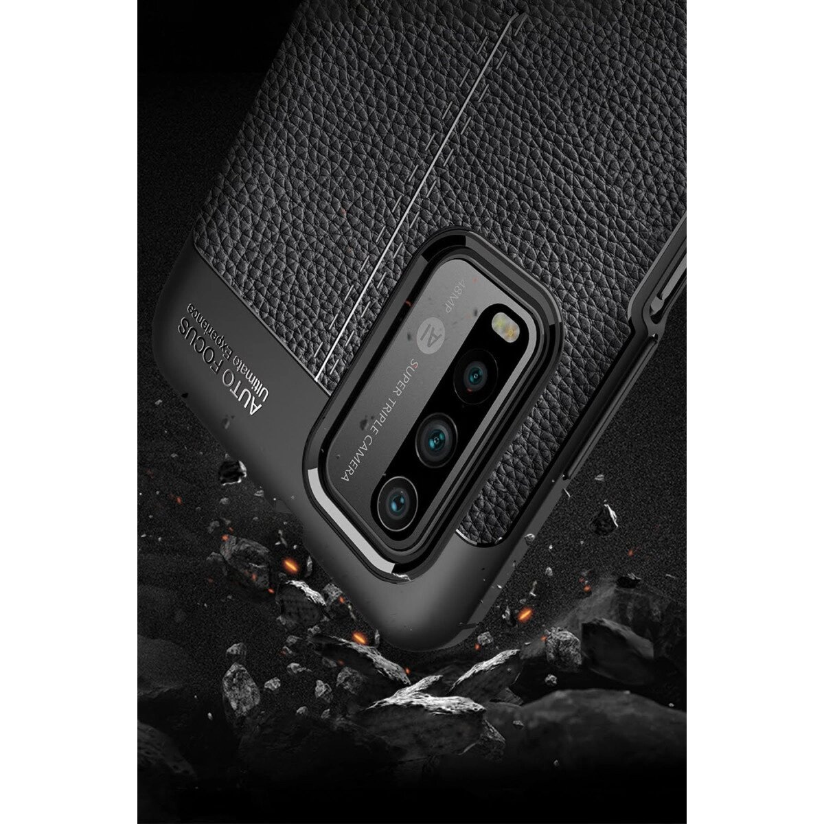 Xiaomi Redmi 9t Kılıf Auto Focus Kapak - Siyah Xiaomi Redmi 9t Kılıf Auto Focus Kapak - Siyah