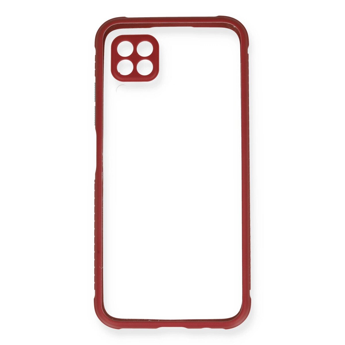Huawei P40 Lite Kılıf Miami Şeffaf Silikon - Fuşya Huawei P40 Lite Kılıf Miami Şeffaf Silikon - Fuşya