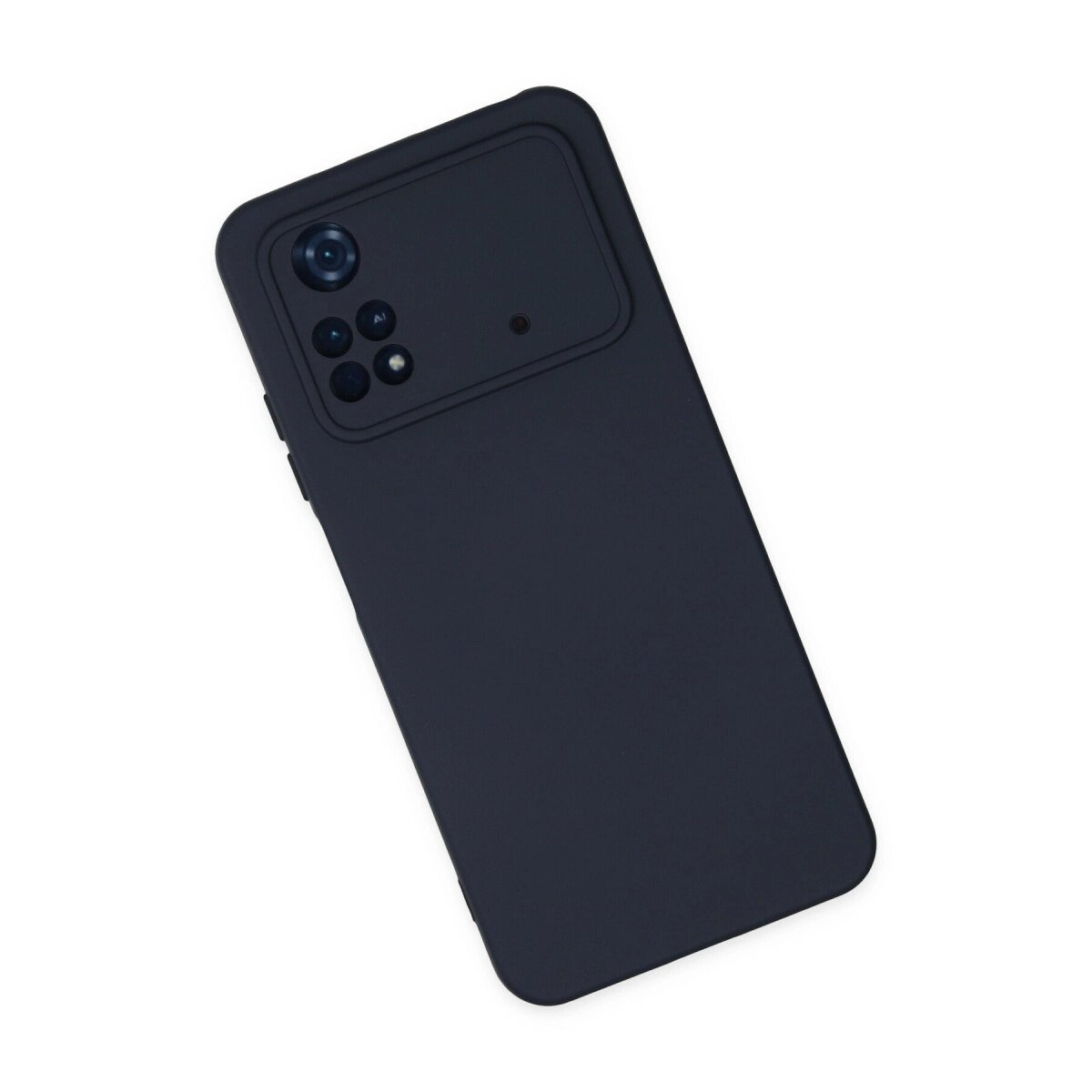 Xiaomi Poco M4 Pro 4g Kılıf Nano İçi Kadife Silikon - Lacivert