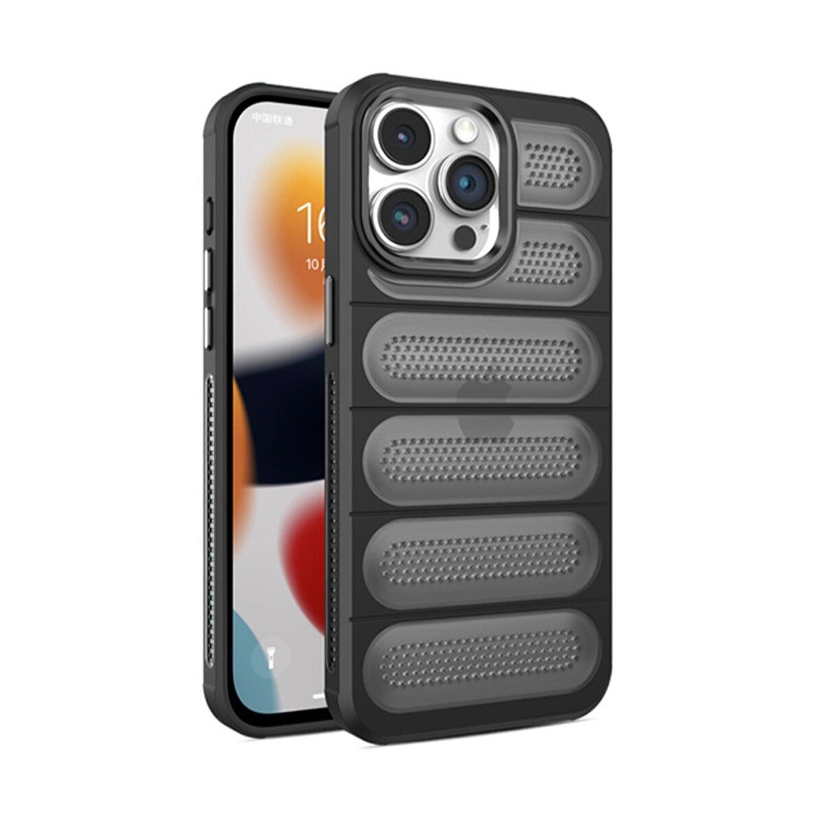 Apple İphone 14 Pro Kılıf Airmax Silikon Kapak - Siyah Apple İphone 14 Pro Kılıf Airmax Silikon Kapak - Siyah