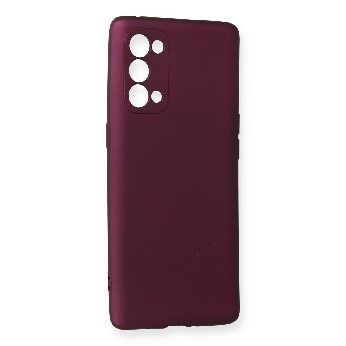 Oppo Reno 5 Pro Kılıf First Silikon - Mürdüm Oppo Reno 5 Pro Kılıf First Silikon - Mürdüm