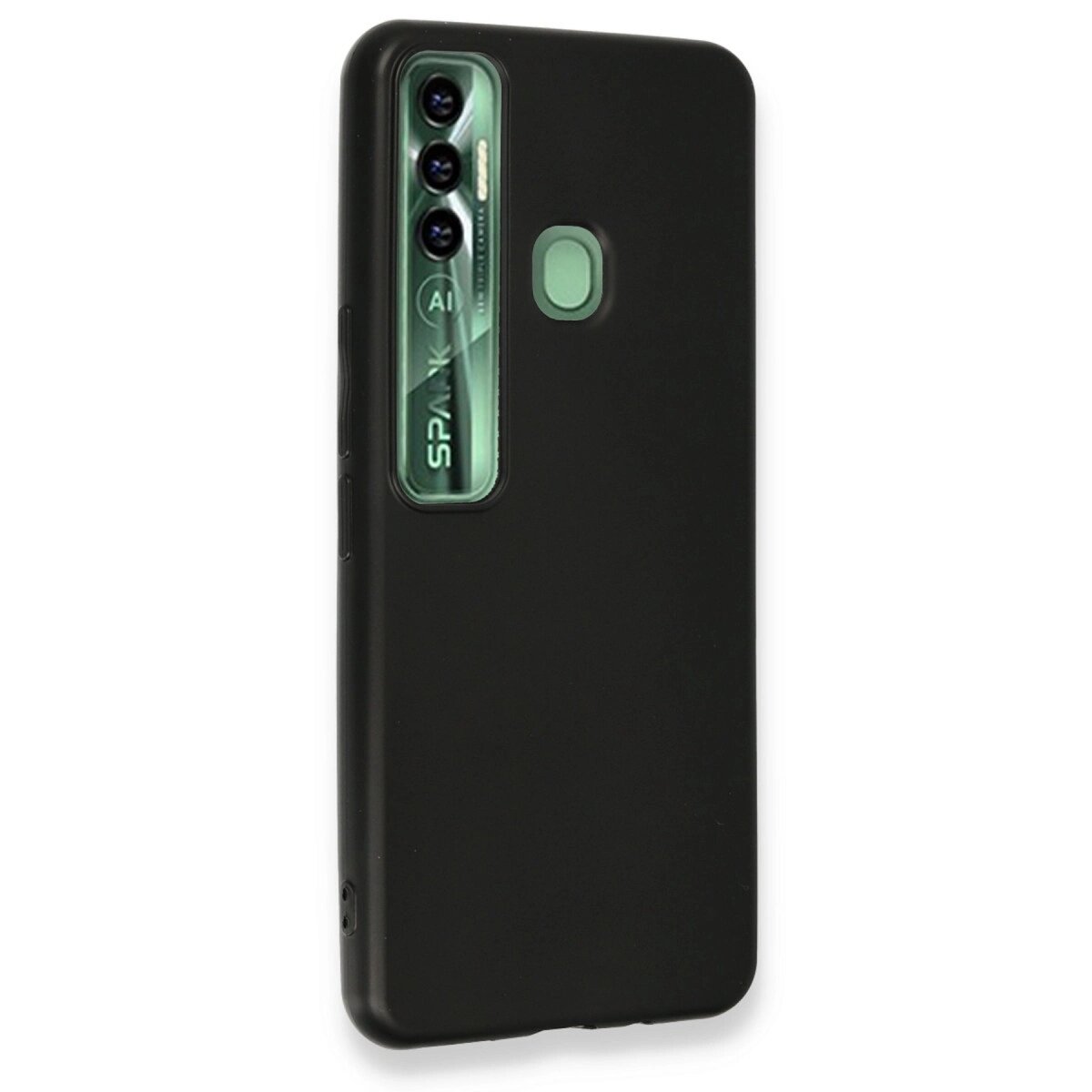 Tecno Spark 7 Pro Kılıf First Silikon - Siyah Tecno Spark 7 Pro Kılıf First Silikon - Siyah