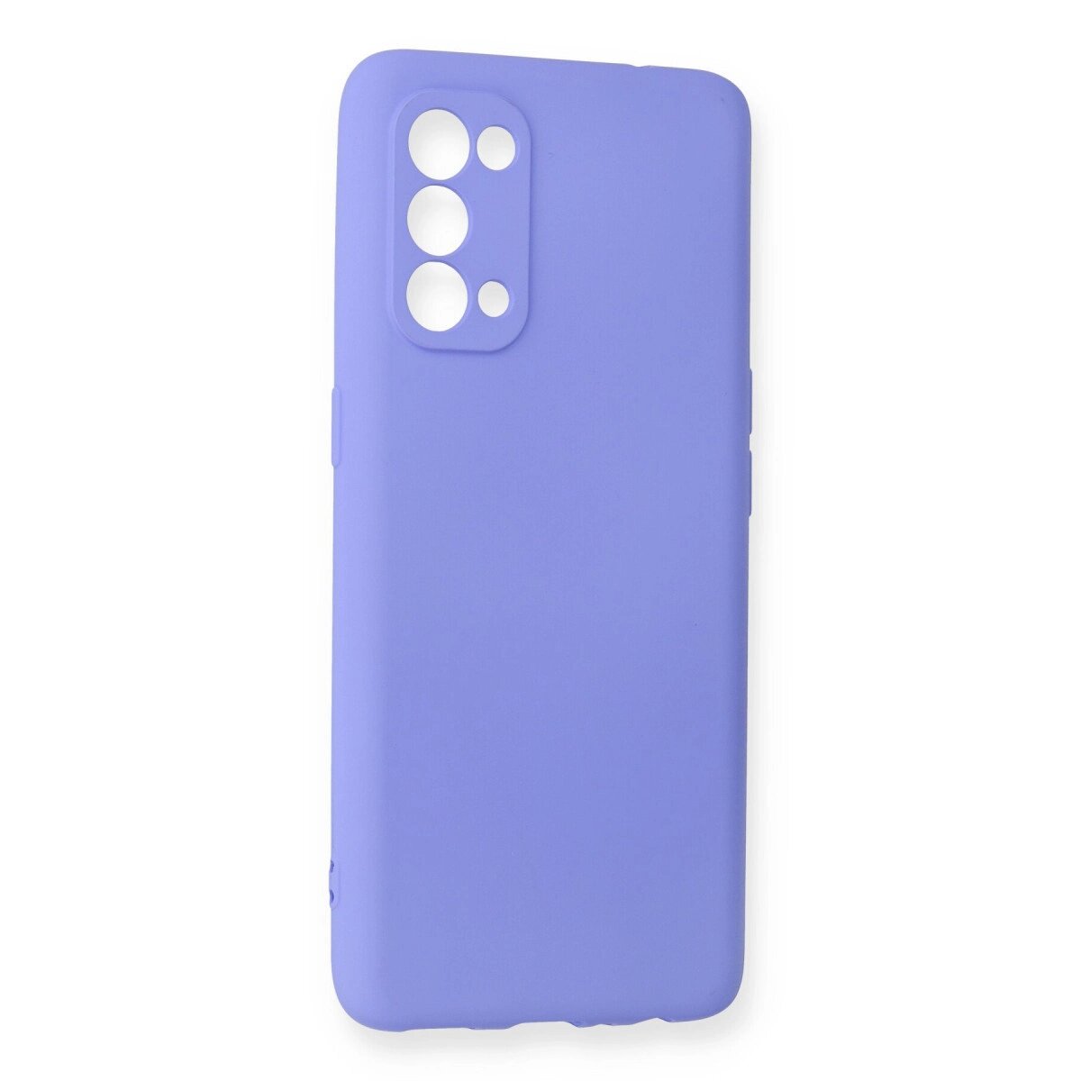 Oppo Reno 5 Pro Kılıf First Silikon - Lila Oppo Reno 5 Pro Kılıf First Silikon - Lila