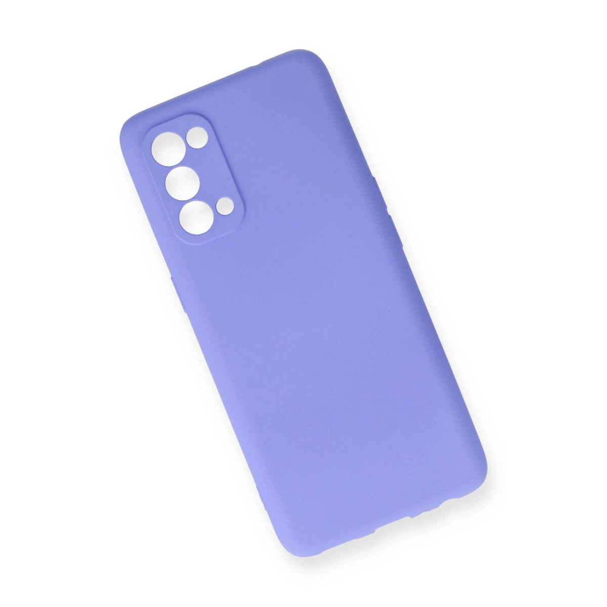 Oppo Reno 5 Kılıf First Silikon - Lila Oppo Reno 5 Kılıf First Silikon - Lila