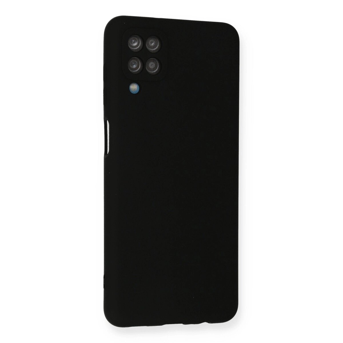 Samsung Galaxy A12 Kılıf Nano İçi Kadife Silikon - Siyah Samsung Galaxy A12 Kılıf Nano İçi Kadife Silikon - Siyah