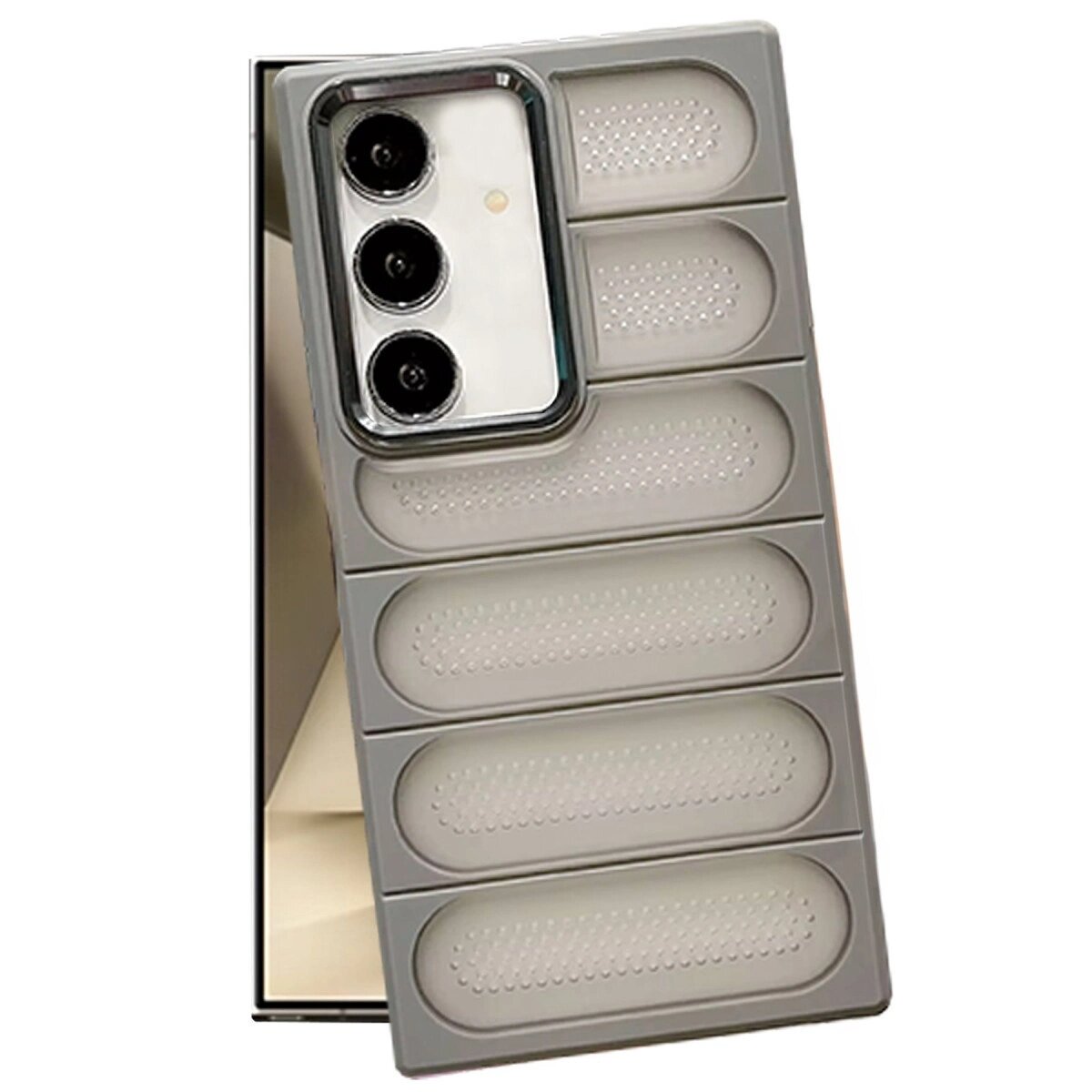 Samsung Galaxy S24 Kılıf Airmax Silikon Kapak - Titan Gri Samsung Galaxy S24 Kılıf Airmax Silikon Kapak - Titan Gri