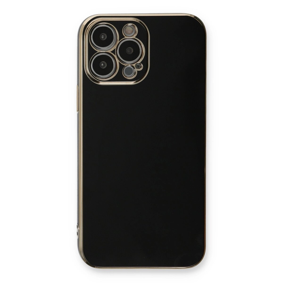 Apple İphone 13 Pro Kılıf Volet Silikon - Siyah Apple İphone 13 Pro Kılıf Volet Silikon - Siyah