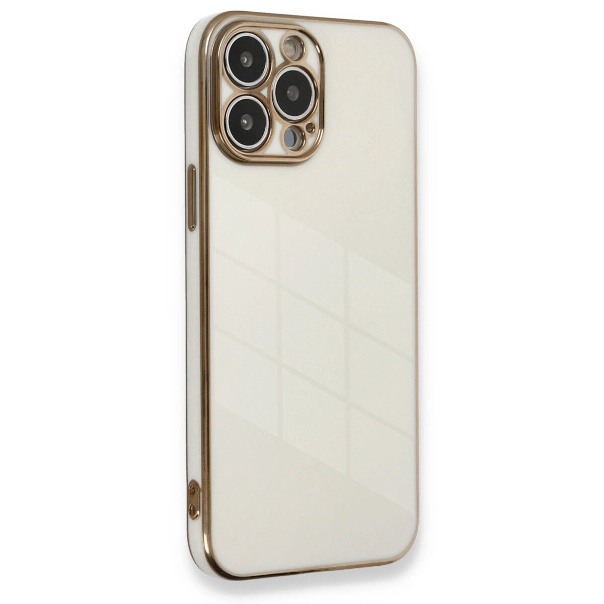 Apple İphone 13 Pro Kılıf Volet Silikon - Beyaz Apple İphone 13 Pro Kılıf Volet Silikon - Beyaz