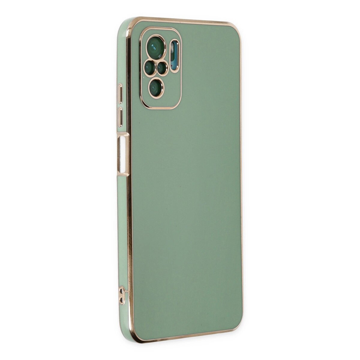 Xiaomi Redmi Note 10 Kılıf Volet Silikon - Açık Yeşil Xiaomi Redmi Note 10 Kılıf Volet Silikon - Açık Yeşil