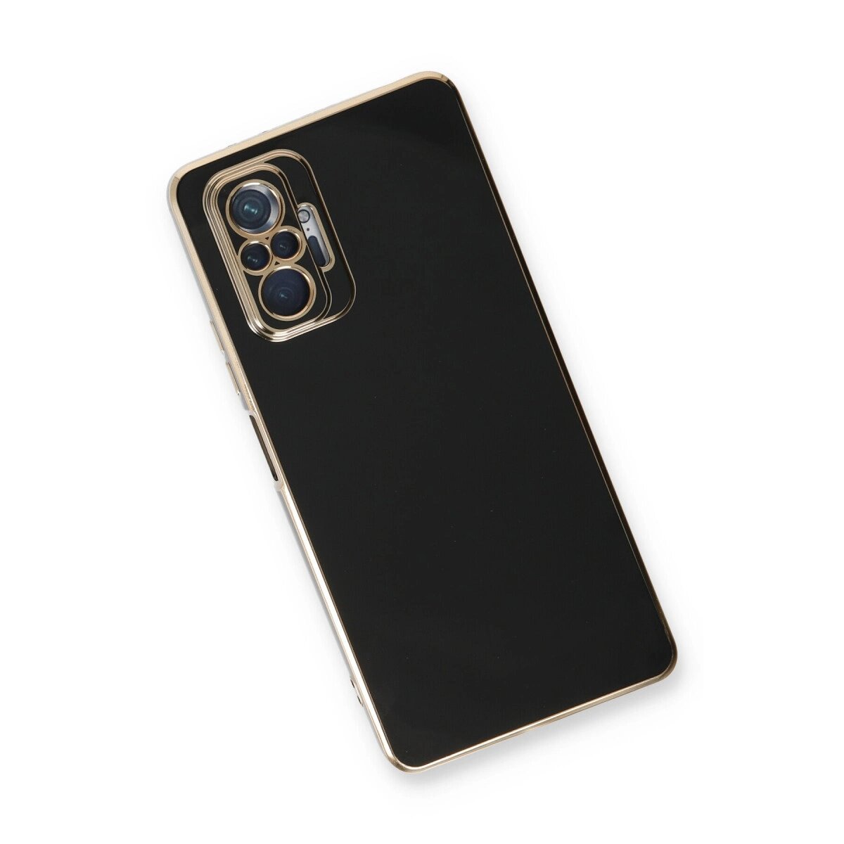 Xiaomi Redmi Note 10 Pro Kılıf Volet Silikon - Siyah