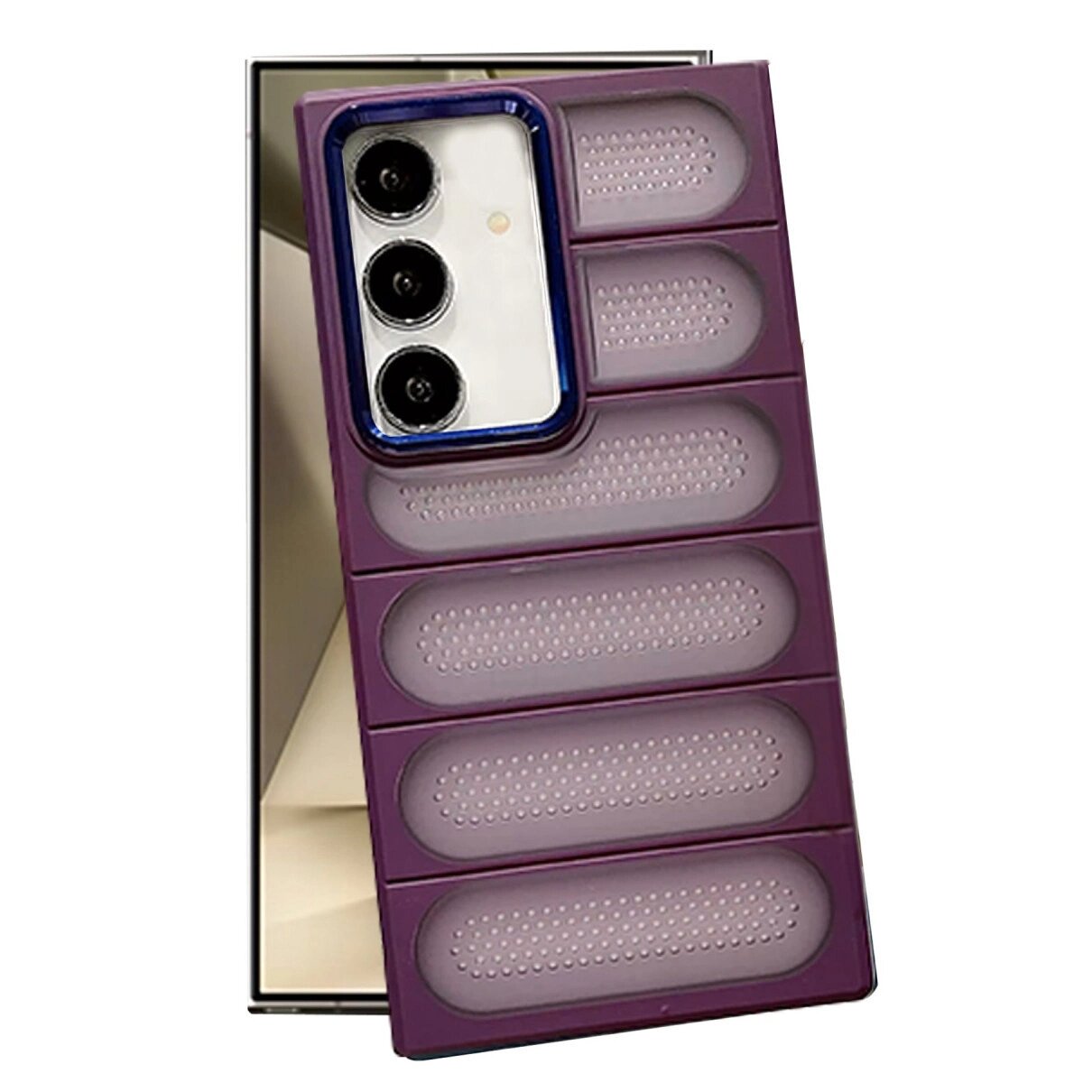Samsung Galaxy S24 Plus Kılıf Airmax Silikon Kapak - Derin Mor Samsung Galaxy S24 Plus Kılıf Airmax Silikon Kapak - Derin Mor