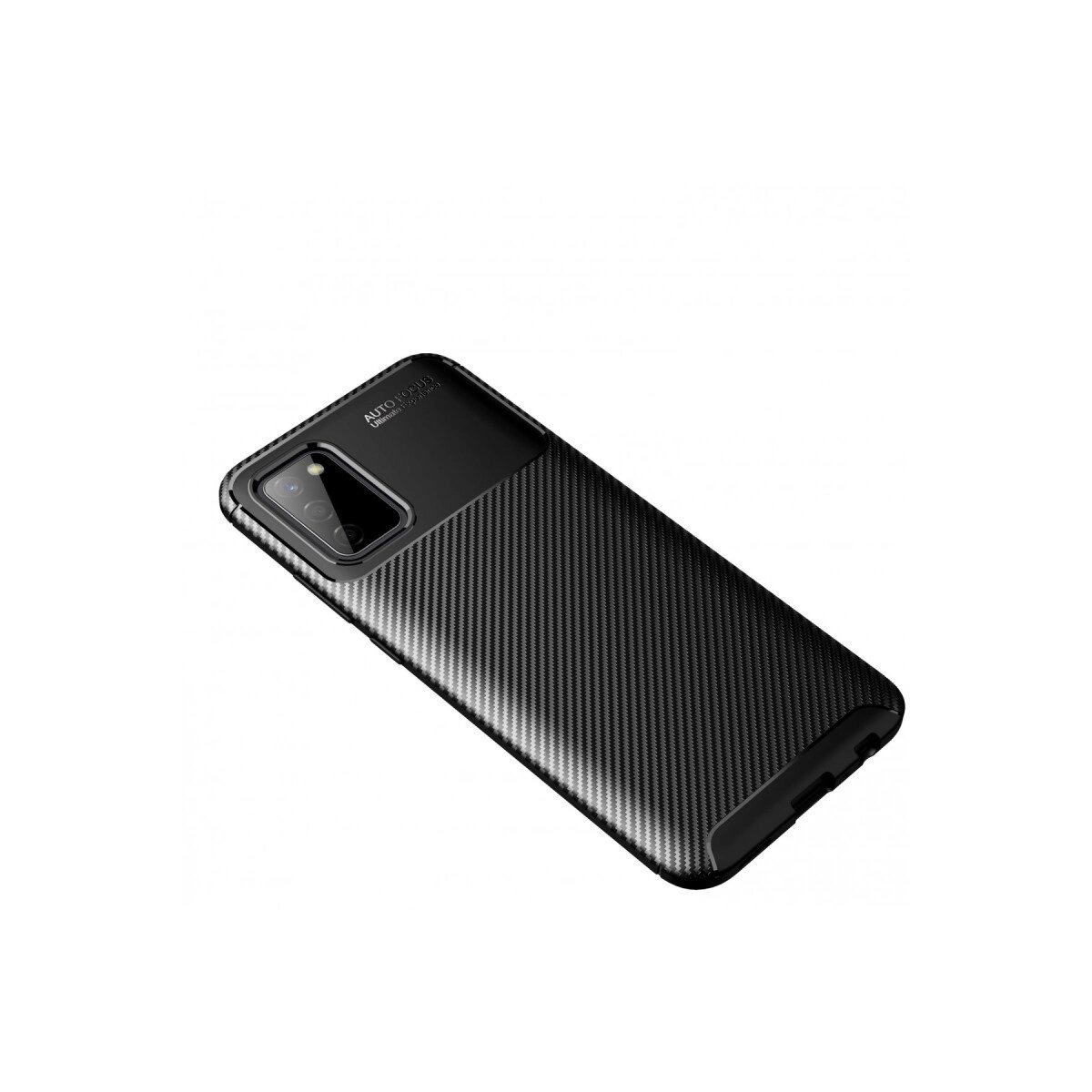 Samsung Galaxy A02s Kılıf Auto Focus Karbon Kapak - Siyah Samsung Galaxy A02s Kılıf Auto Focus Karbon Kapak - Siyah