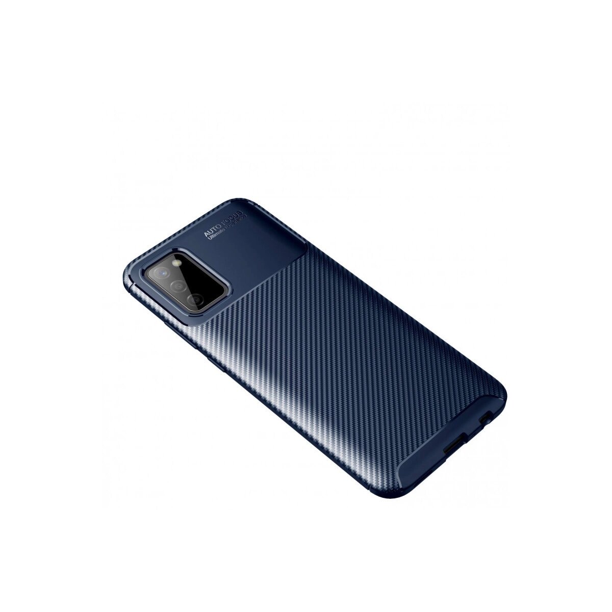 Samsung Galaxy A02s Kılıf Auto Focus Karbon Kapak - Lacivert Samsung Galaxy A02s Kılıf Auto Focus Karbon Kapak - Lacivert