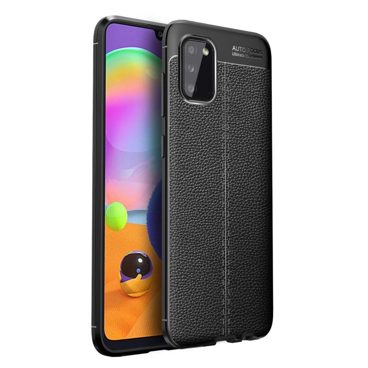 Galaxy A02s Kılıf Auto Fus Kapak - Siyah