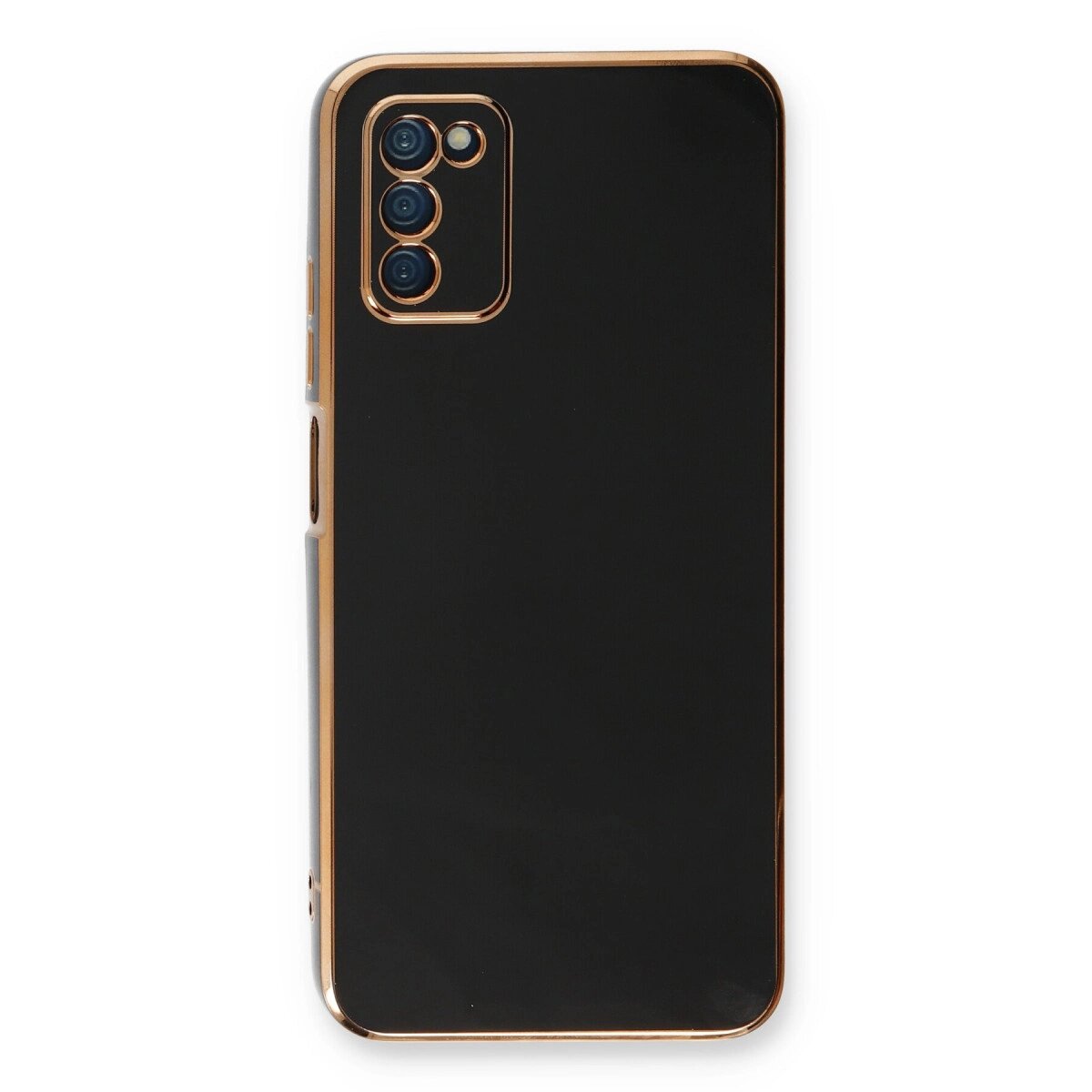 Samsung Galaxy A03s Kılıf Volet Silikon - Siyah Samsung Galaxy A03s Kılıf Volet Silikon - Siyah
