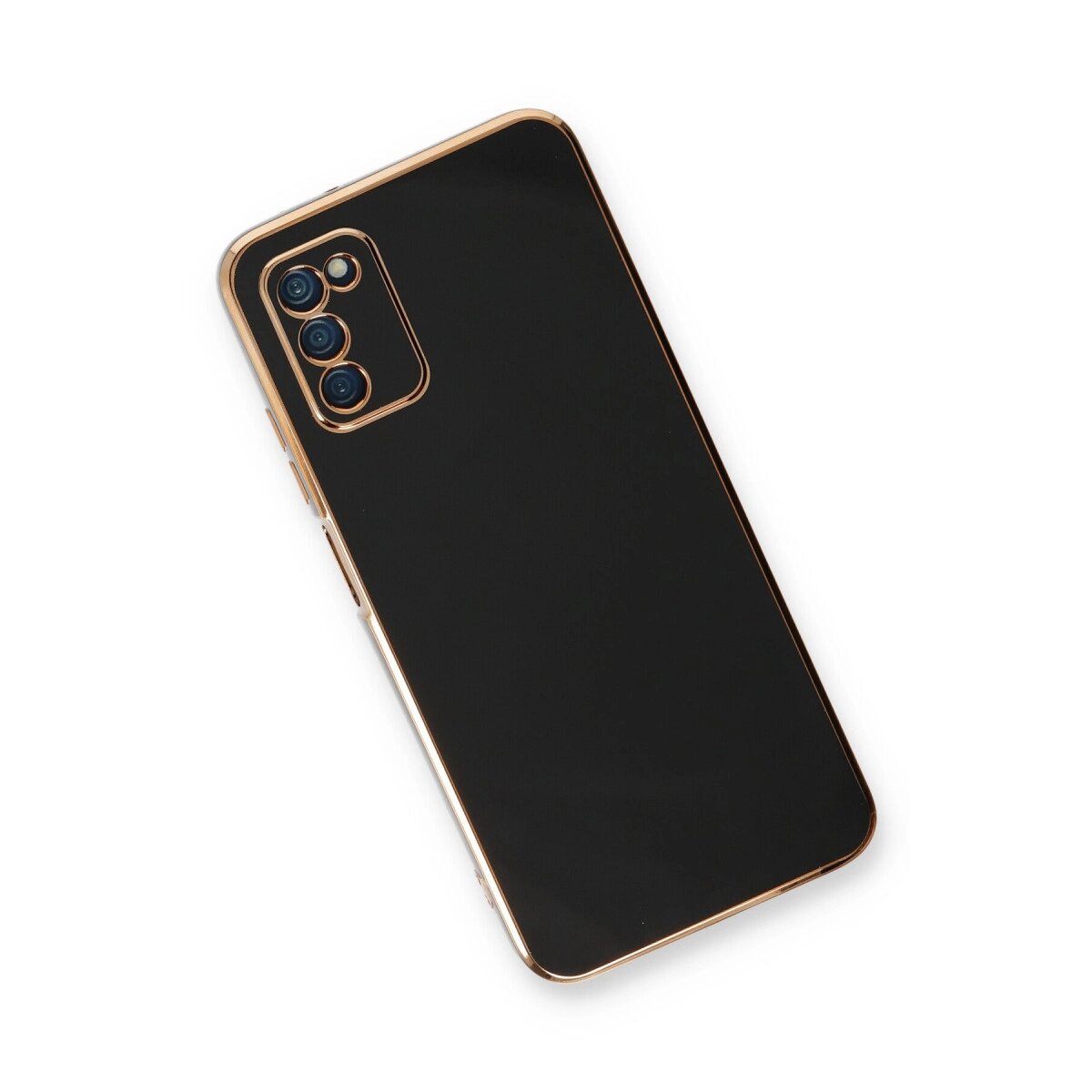 Samsung Galaxy A03s Kılıf Volet Silikon - Siyah Samsung Galaxy A03s Kılıf Volet Silikon - Siyah