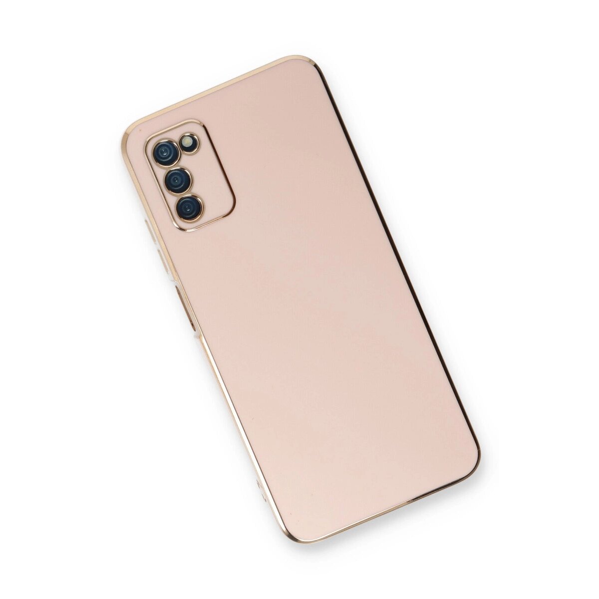 Samsung Galaxy A03s Kılıf Volet Silikon - Pembe Samsung Galaxy A03s Kılıf Volet Silikon - Pembe