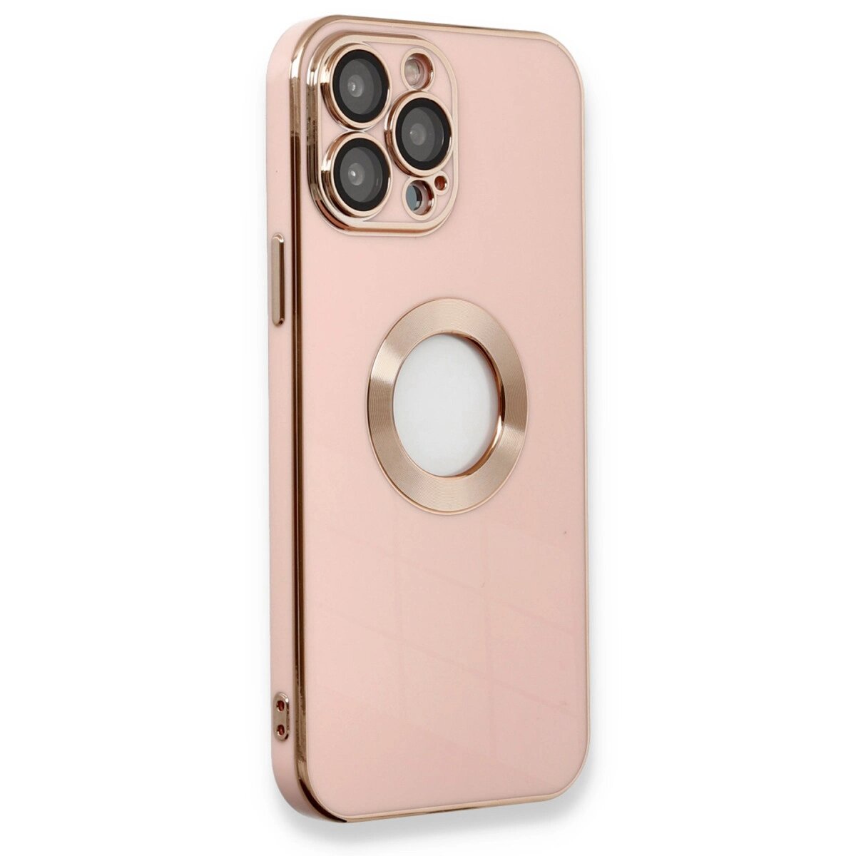 Apple İphone 13 Pro Max Kılıf Store Silikon - Pembe