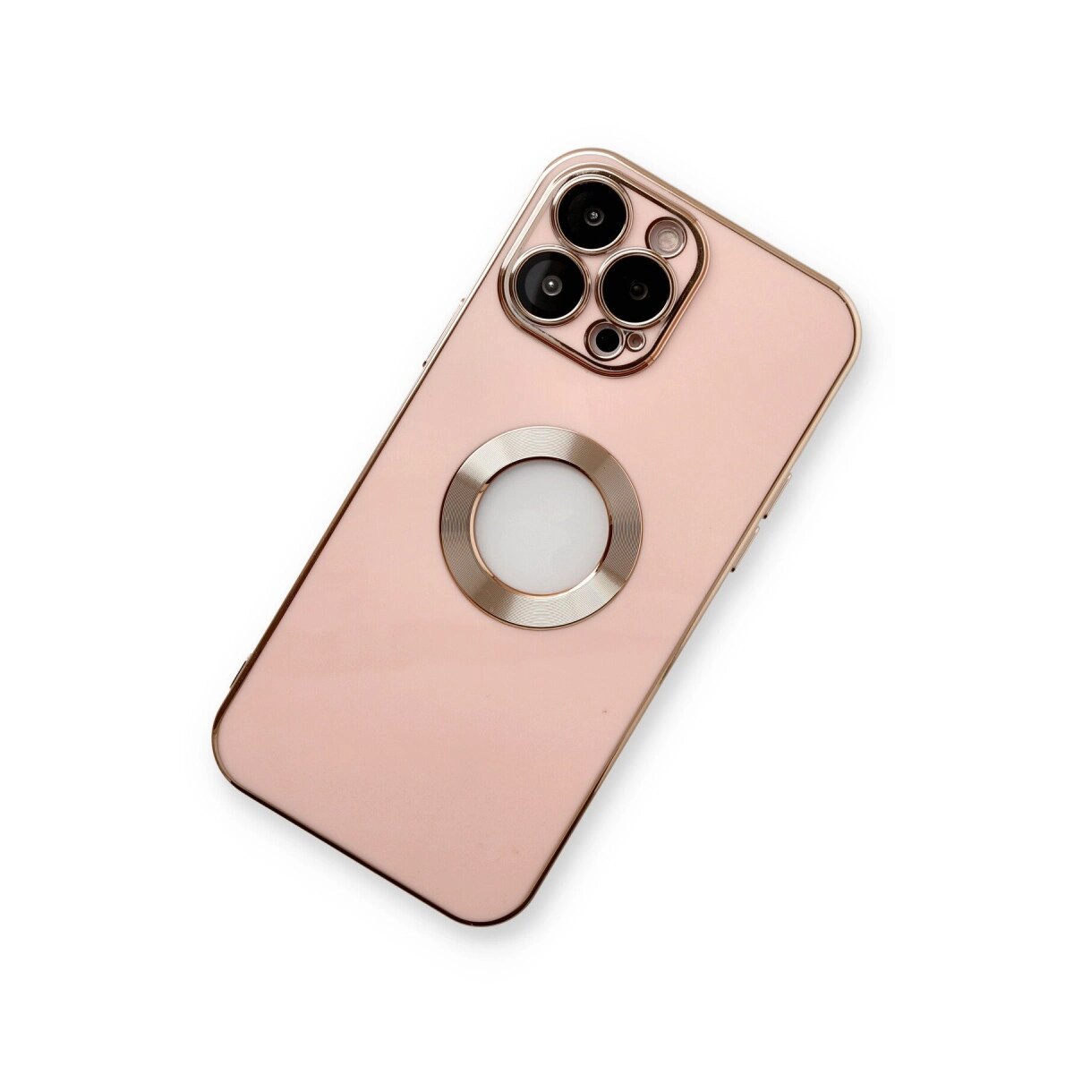Apple İphone 13 Pro Max Kılıf Store Silikon - Pembe
