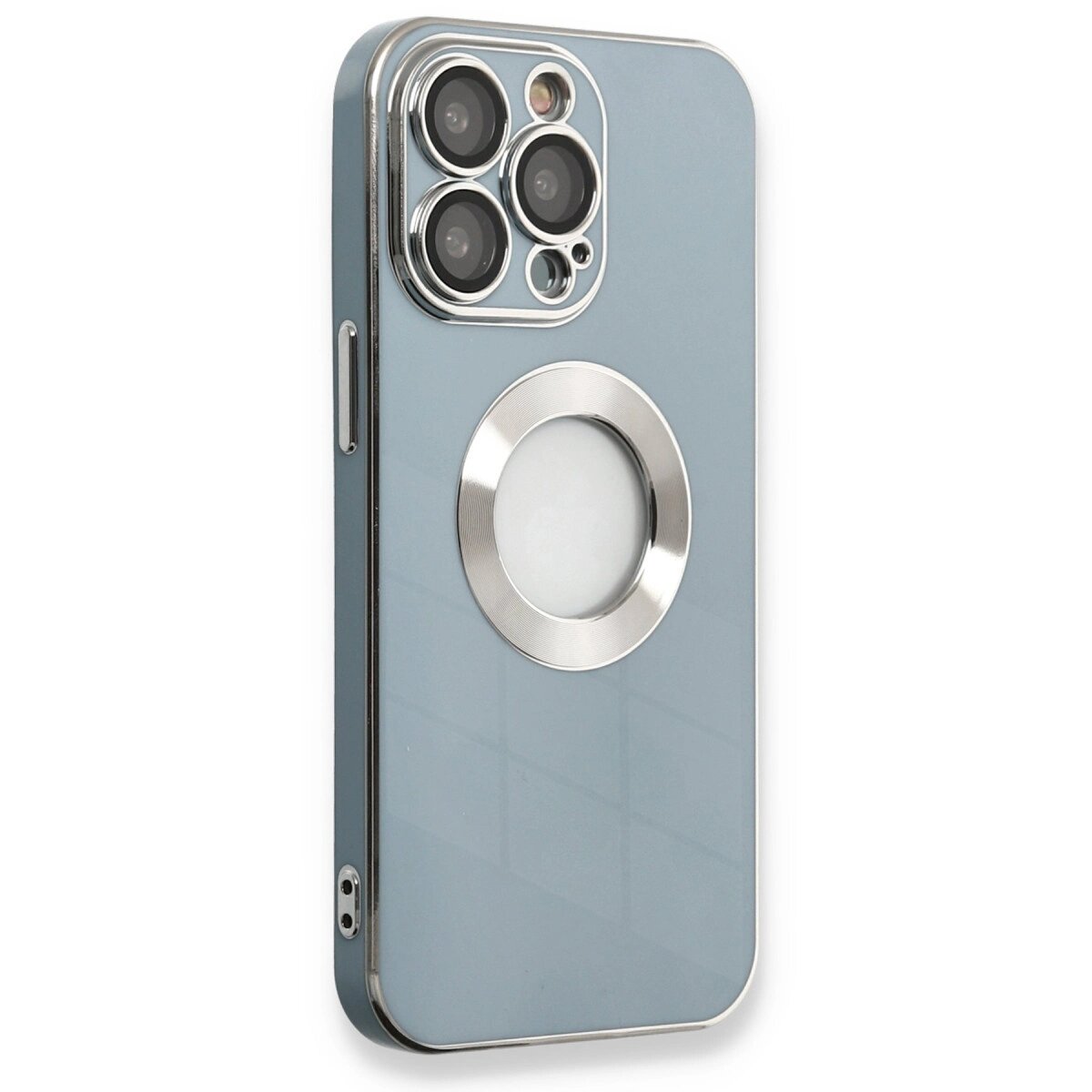 Apple İphone 13 Pro Max Kılıf Store Silikon - Sierra Blue