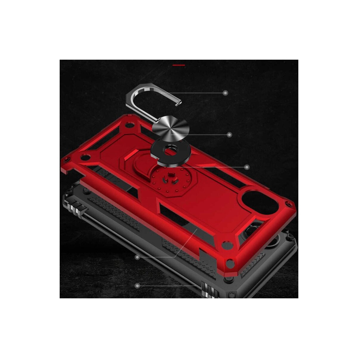 Samsung Galaxy A01 Core Kılıf Sofya Yüzüklü Silikon Kapak - Rose Samsung Galaxy A01 Core Kılıf Sofya Yüzüklü Silikon Kapak - Rose