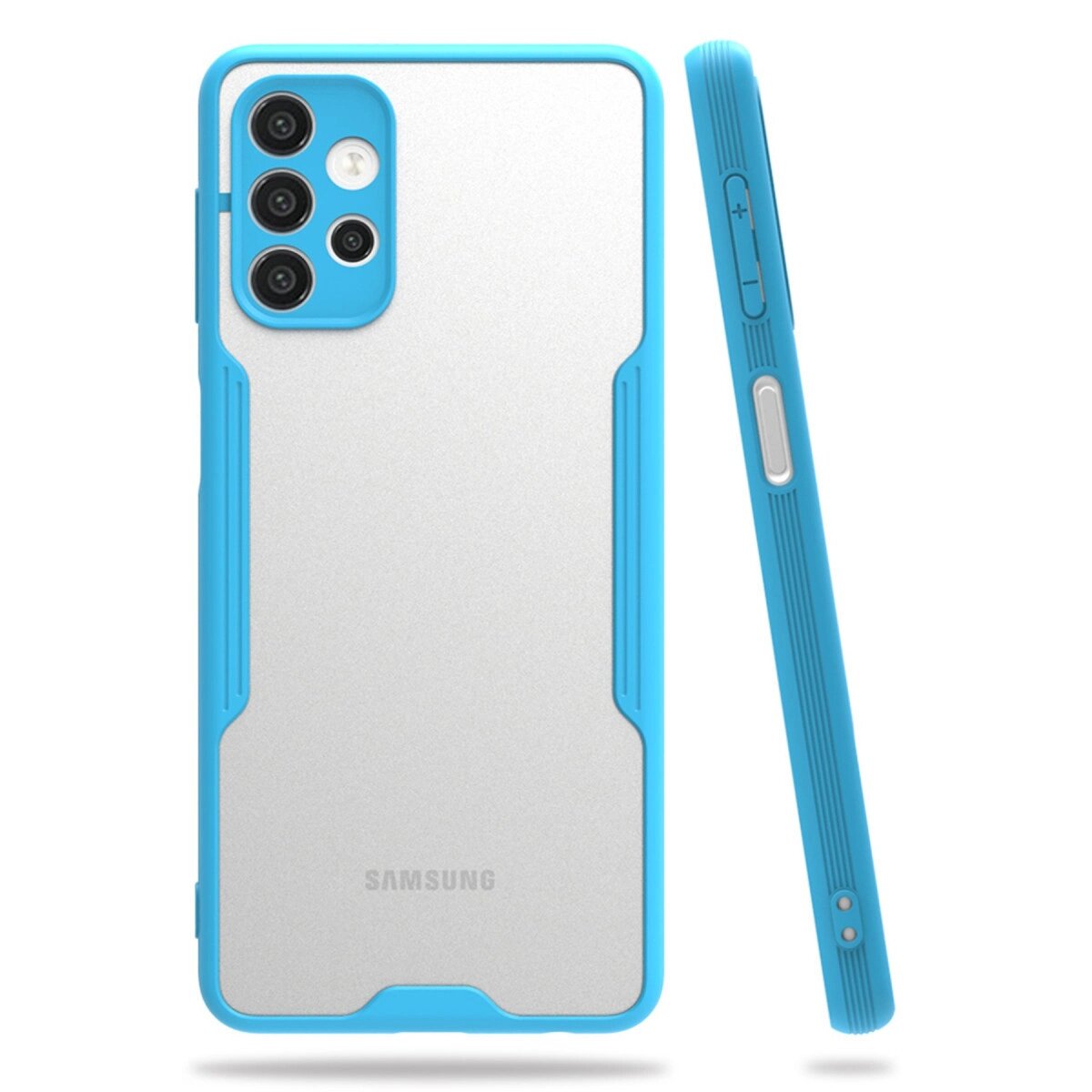 Samsung Galaxy A52 Kılıf Platin Silikon - Mavi Samsung Galaxy A52 Kılıf Platin Silikon - Mavi