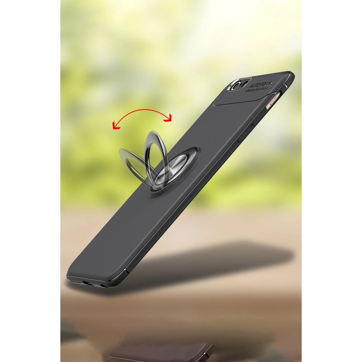 Apple İphone 6 Kılıf Range Yüzüklü Silikon - Kırmızı Apple İphone 6 Kılıf Range Yüzüklü Silikon - Kırmızı