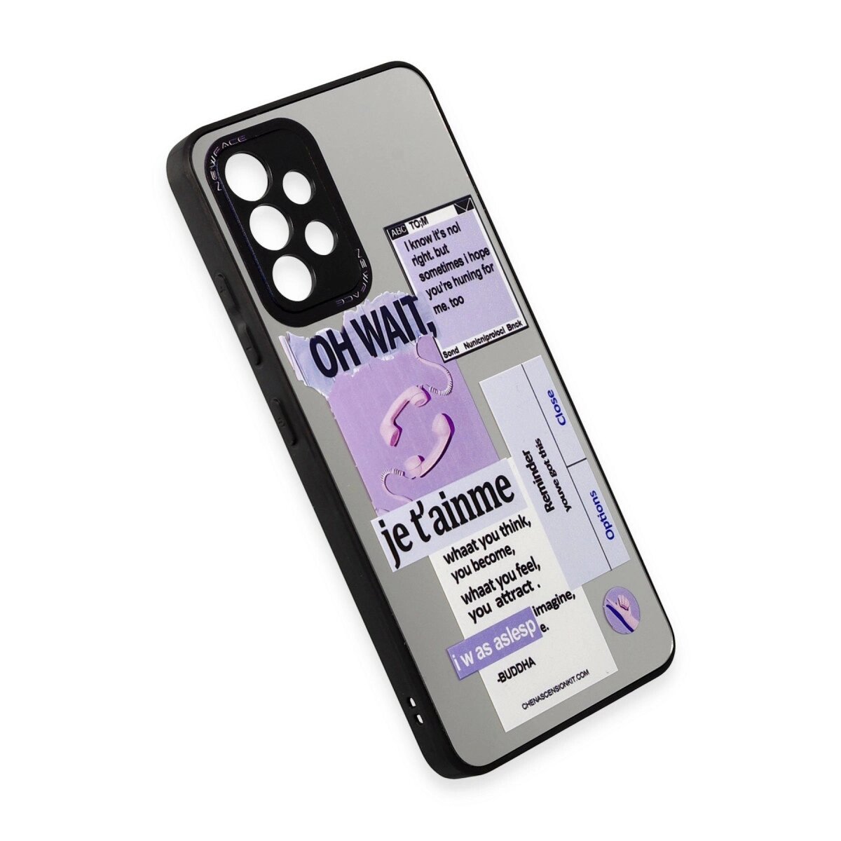 Samsung Galaxy A52 Kılıf Mirror Desenli Kapak - Mirror - 4 Samsung Galaxy A52 Kılıf Mirror Desenli Kapak - Mirror - 4