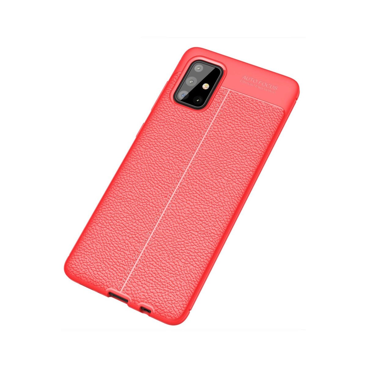 Samsung Galaxy A71 Kılıf Auto Focus Kapak - Kırmızı Samsung Galaxy A71 Kılıf Auto Focus Kapak - Kırmızı
