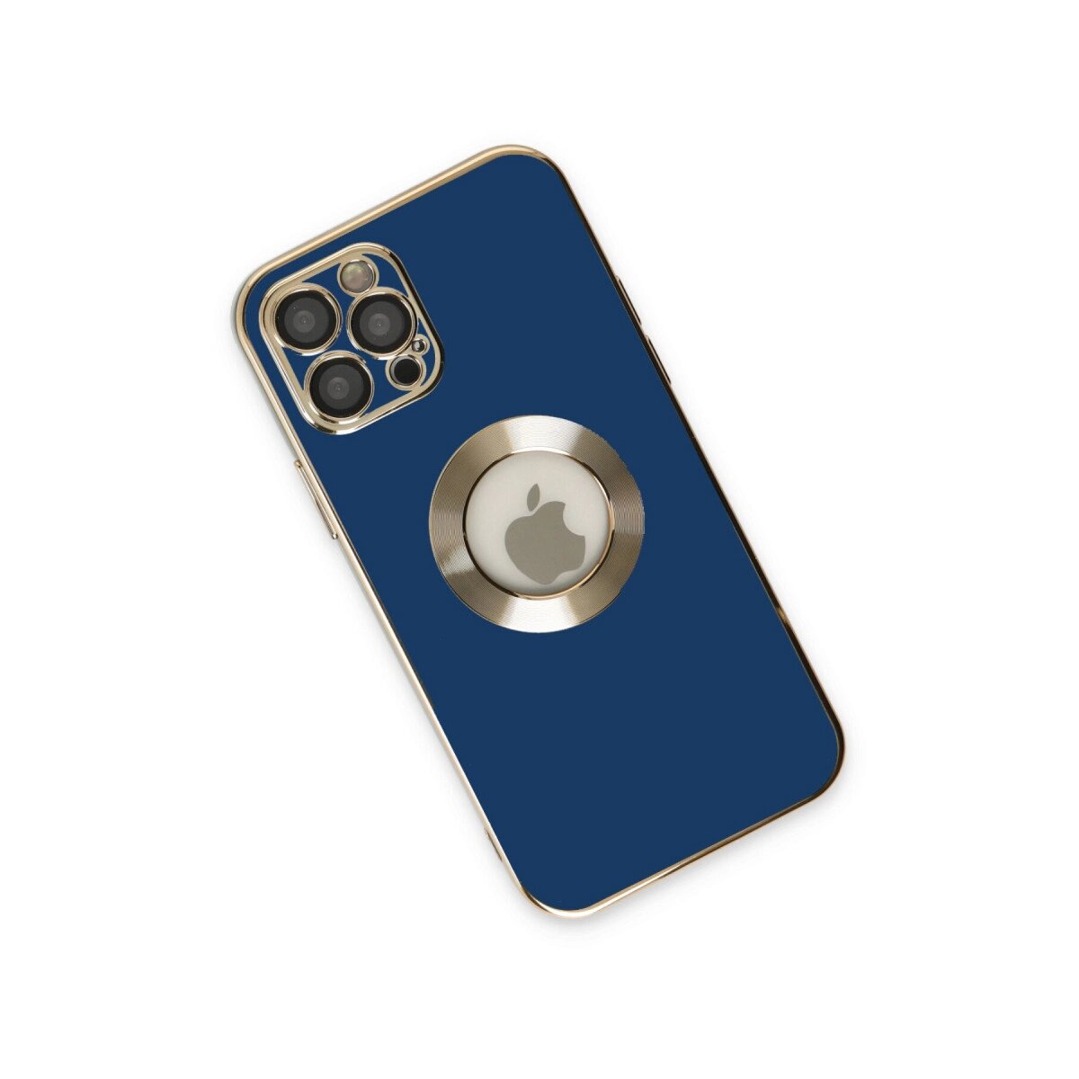 Apple İphone 12 Pro Max Kılıf Store Silikon - Mavi