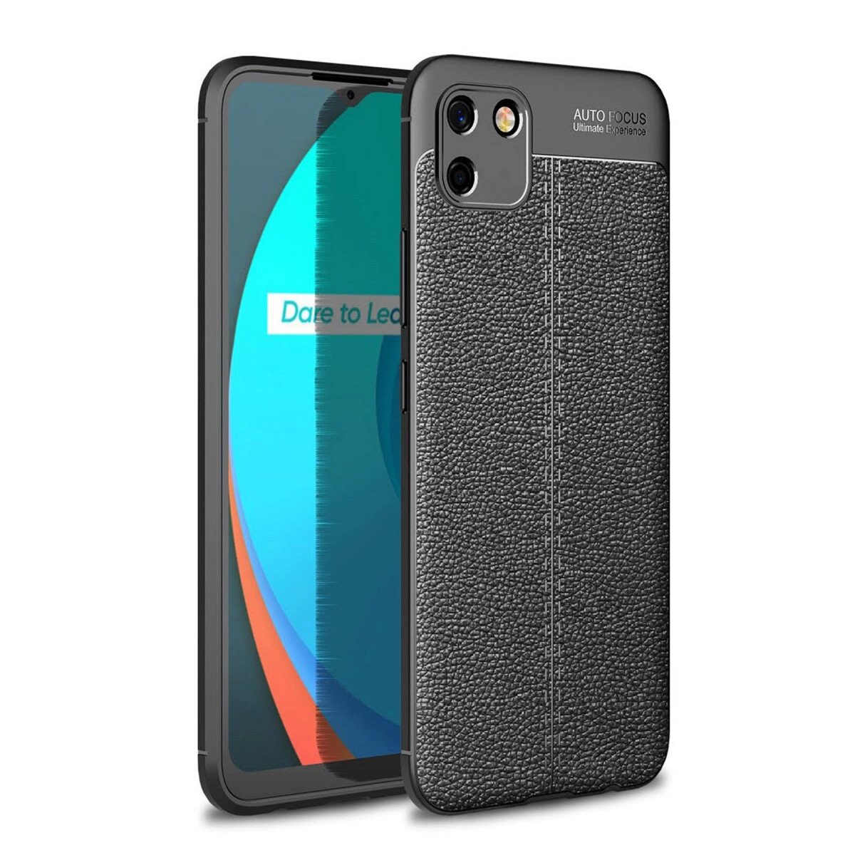 Realme C11 2021 Kılıf Auto Focus Kapak - Siyah Realme C11 2021 Kılıf Auto Focus Kapak - Siyah