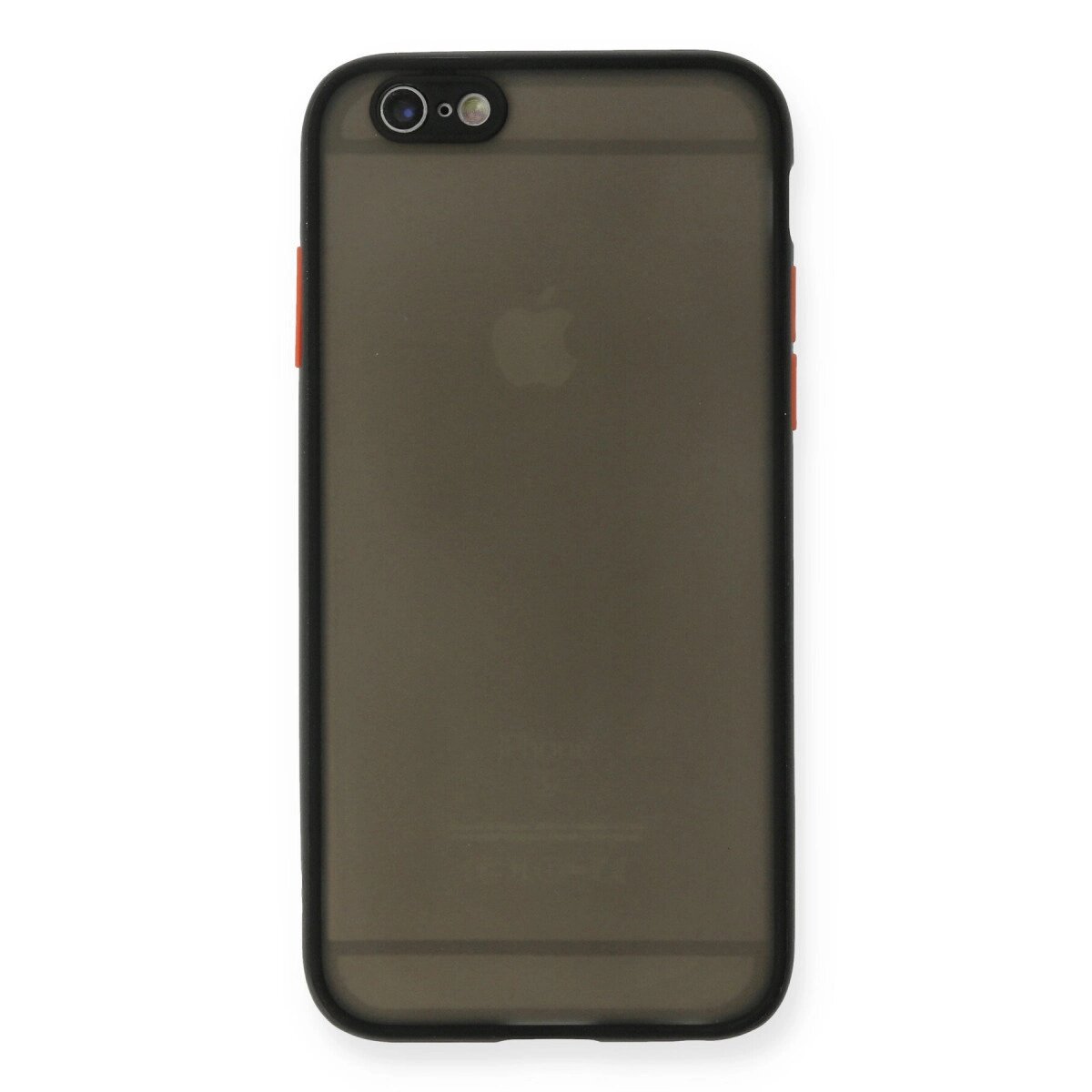 Apple İphone 6 Kılıf Montreal Silikon Kapak - Siyah