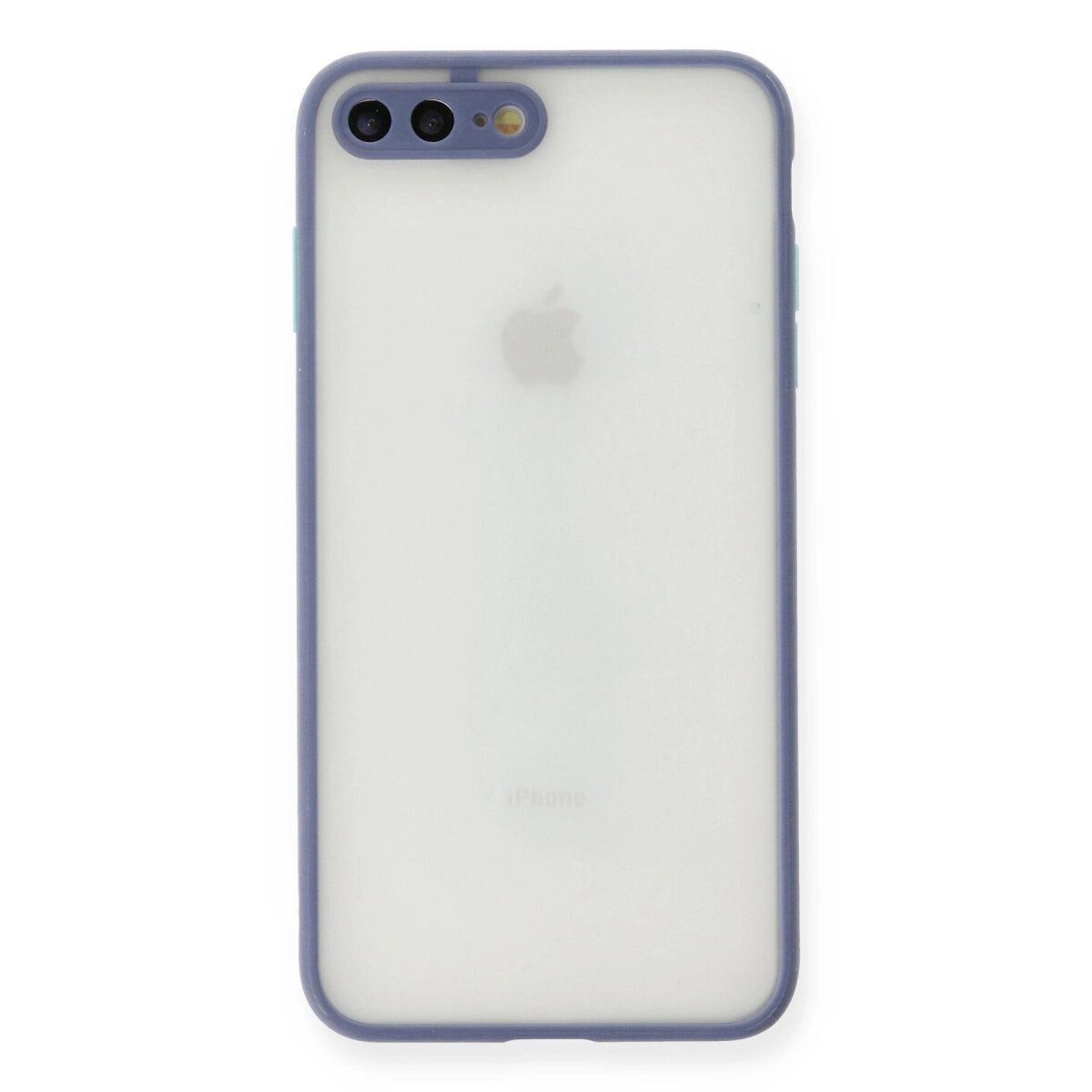 Apple İphone 7 Plus Kılıf Montreal Silikon Kapak - Gri Apple İphone 7 Plus Kılıf Montreal Silikon Kapak - Gri
