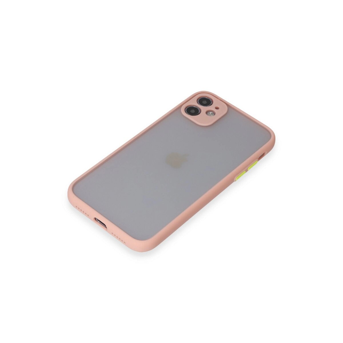 Apple İphone 11 Kılıf Montreal Silikon Kapak - Pembe Apple İphone 11 Kılıf Montreal Silikon Kapak - Pembe