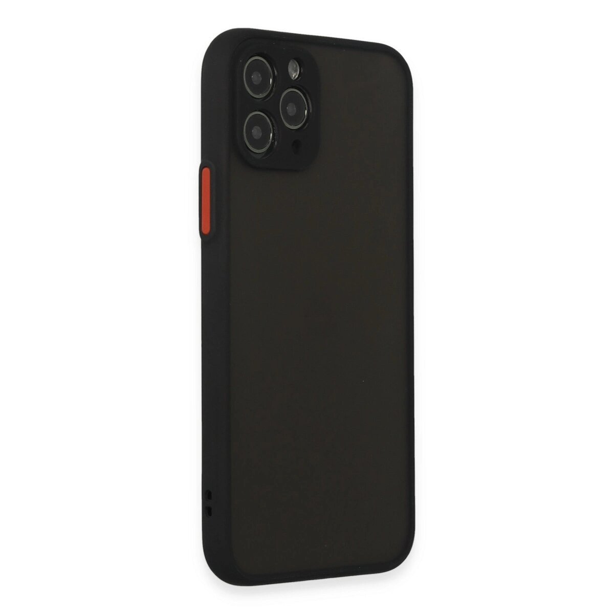 Apple İphone 11 Pro Kılıf Montreal Silikon Kapak - Siyah Apple İphone 11 Pro Kılıf Montreal Silikon Kapak - Siyah