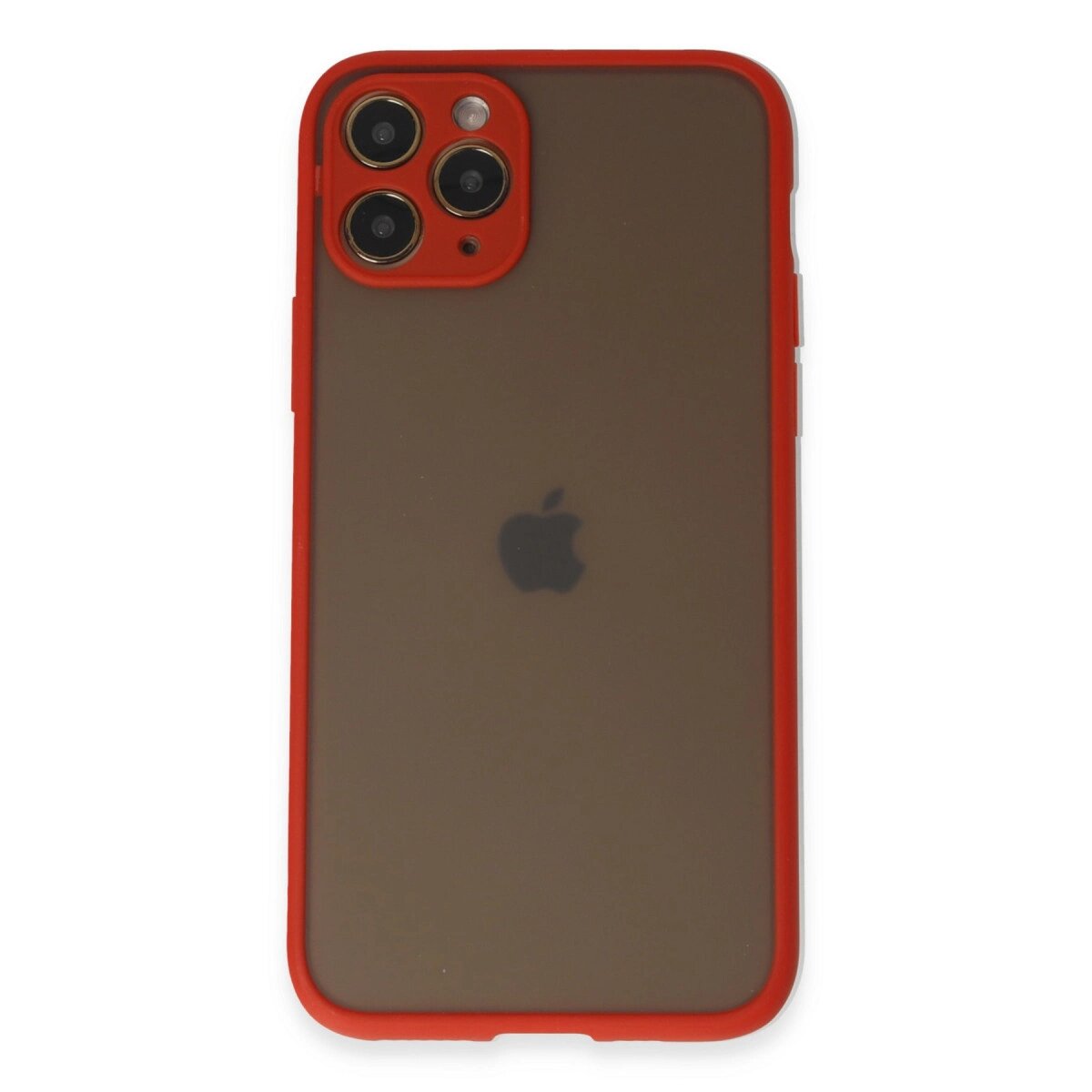 Apple İphone 11 Pro Kılıf Montreal Silikon Kapak - Kırmızı Apple İphone 11 Pro Kılıf Montreal Silikon Kapak - Kırmızı