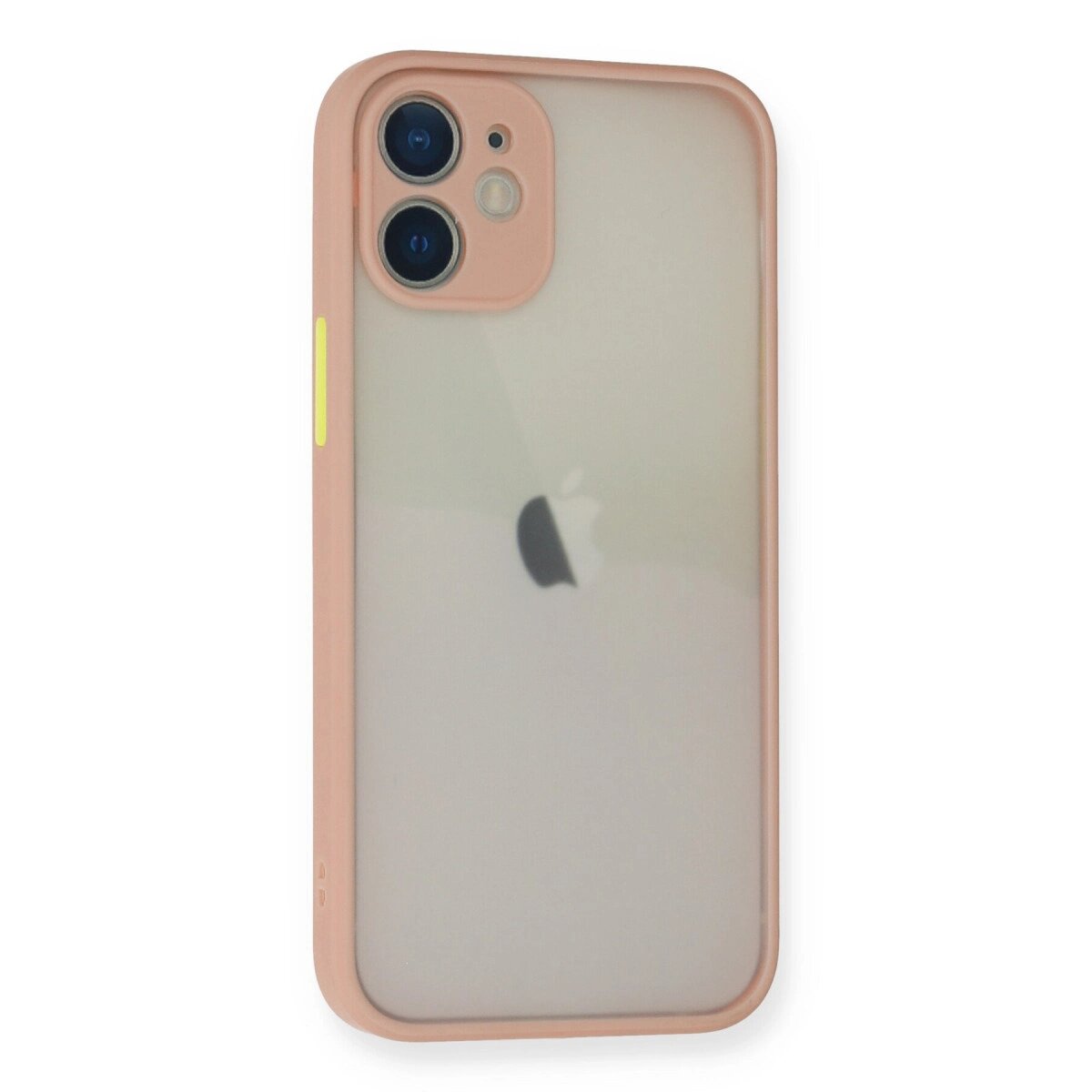 Apple İphone 11 Pro Max Kılıf Montreal Silikon Kapak - Pembe Apple İphone 11 Pro Max Kılıf Montreal Silikon Kapak - Pembe