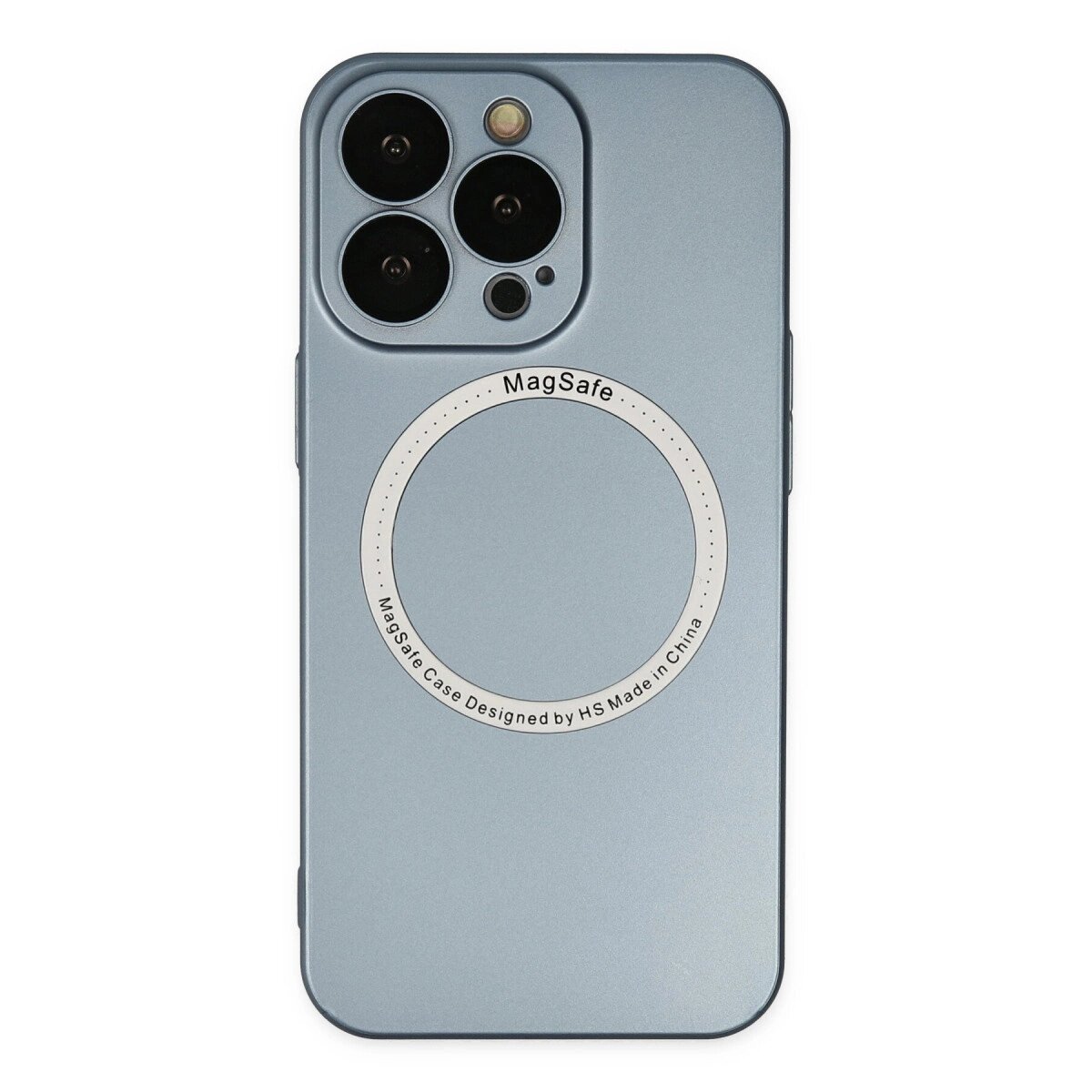 Apple İphone 13 Pro Kılıf Jack Magneticsafe Lens Silikon - Sierra Blue Apple İphone 13 Pro Kılıf Jack Magneticsafe Lens Silikon - Sierra Blue