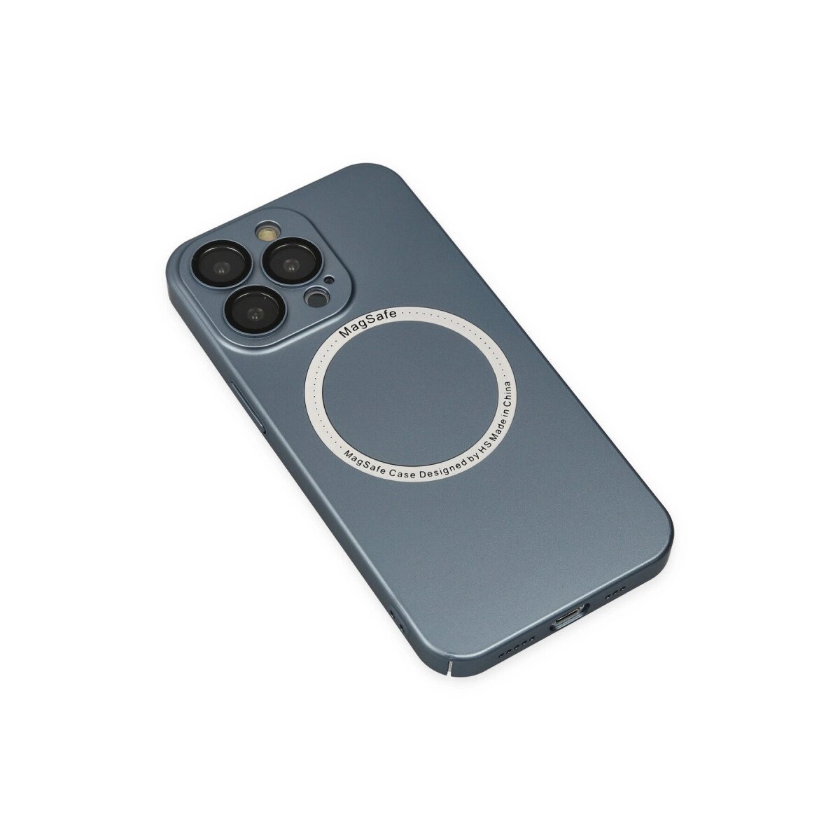 Apple İphone 13 Pro Kılıf Jack Magneticsafe Lens Silikon - Sierra Blue Apple İphone 13 Pro Kılıf Jack Magneticsafe Lens Silikon - Sierra Blue